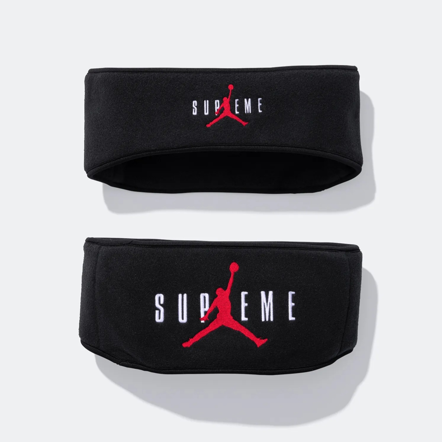 Supreme x Jordan Headband Black - 24FW, Nike Swoosh Headband Black 착용 스타일