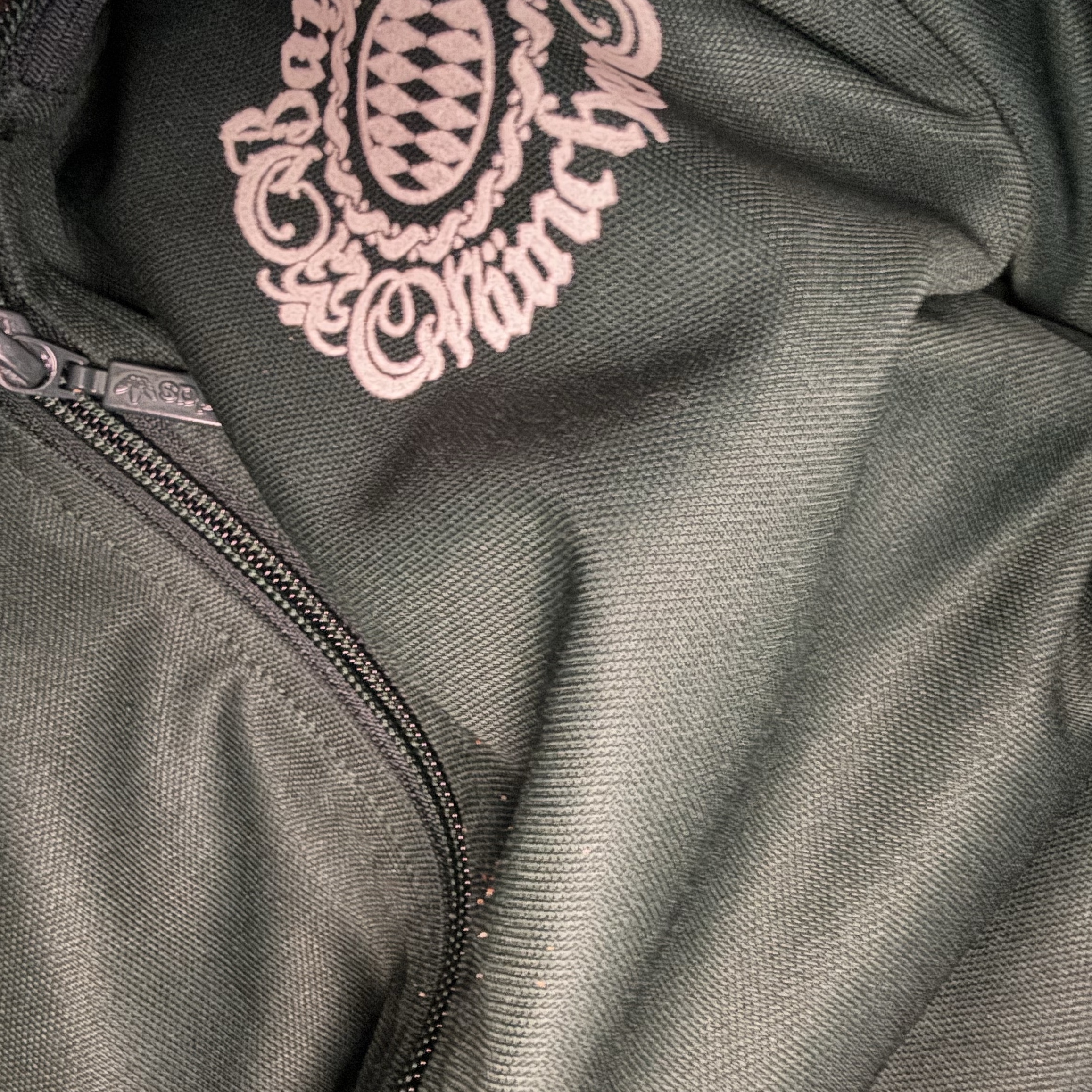 Adidas Bayern Munchen Seasonal Track Top Shadow Green - KR Sizing 착용 스타일