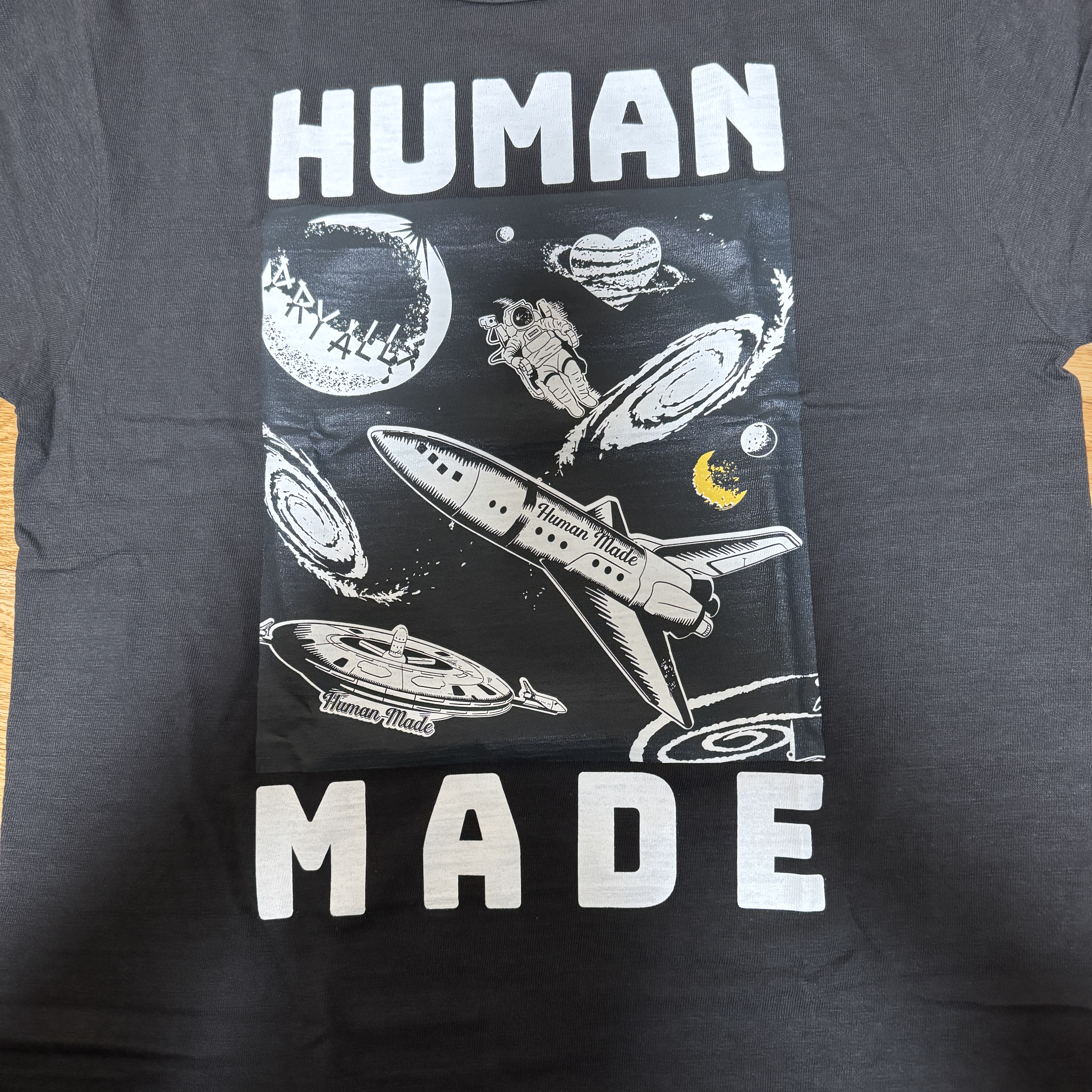 Human Made Graphic T-Shirt #14 Black 착용 스타일 - 1