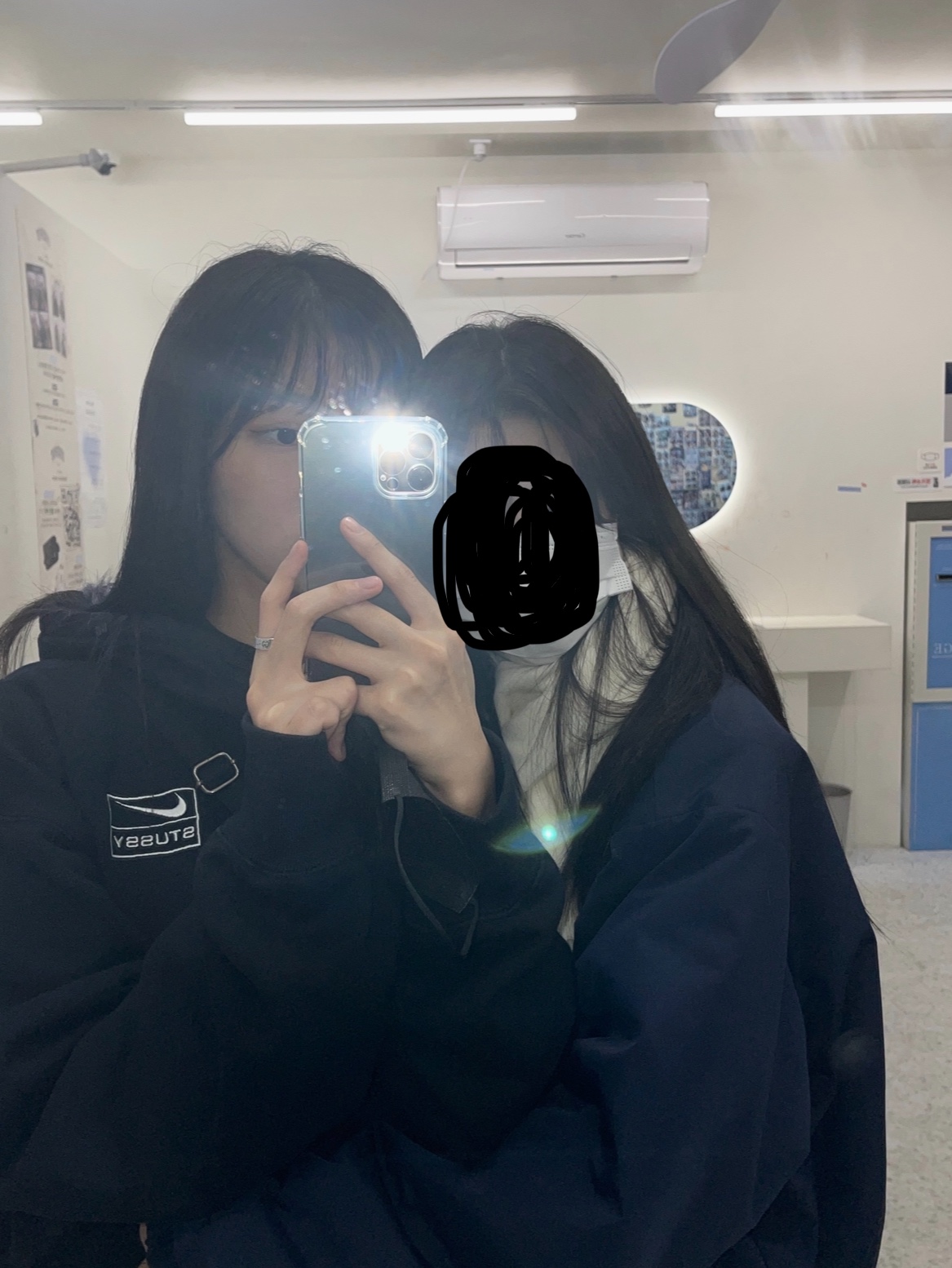 Nike x Stussy NRG RA Washed Pullover Hoodie Black (DN4028-010) 착용 스타일