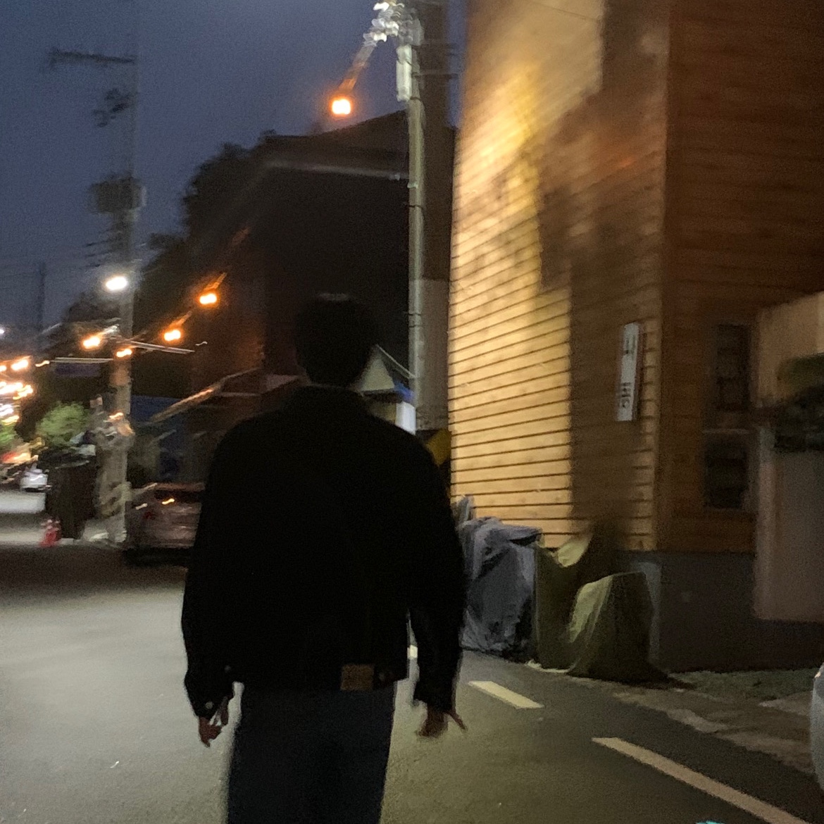Maison Mihara Yasuhiro Peterson OG Sole Canvas Low Sneakers Black, Stussy Overdyed Zip Work Jacket Black 착용 스타일 - 2
