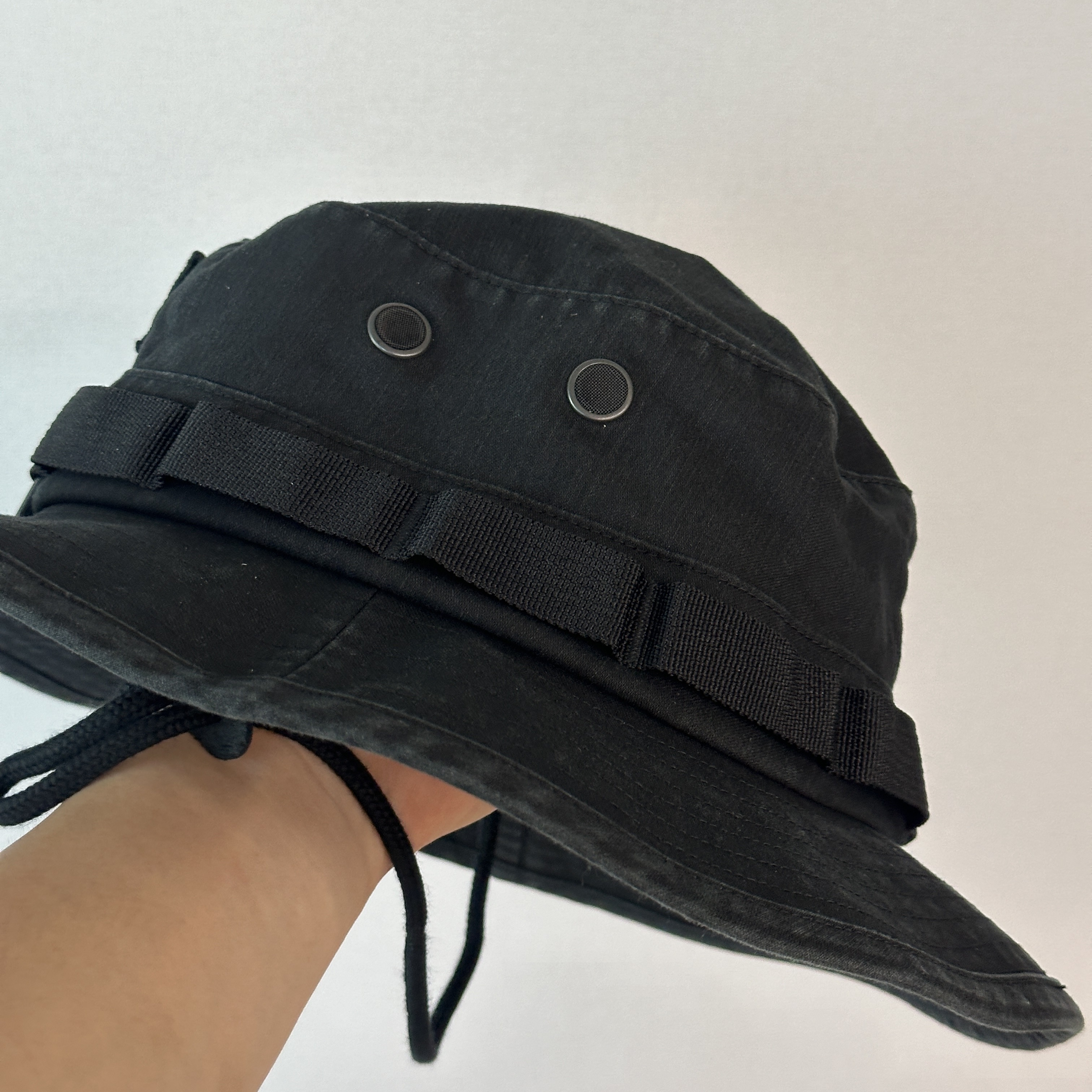 Supreme Military Boonie Black - 24FW 착용 스타일 - 2