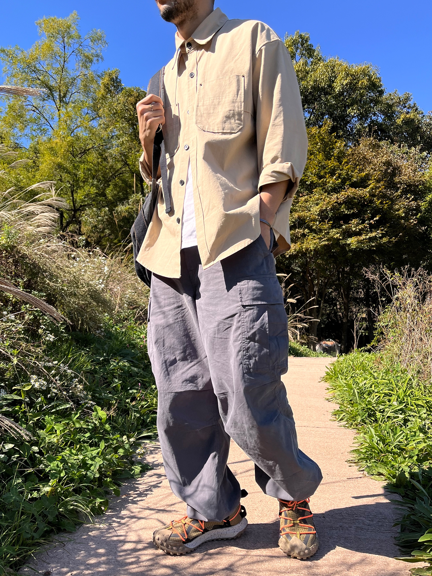 Nike ACG Mountain Fly Low Gore-Tex SE Hazel Rush 착용 스타일 - 5