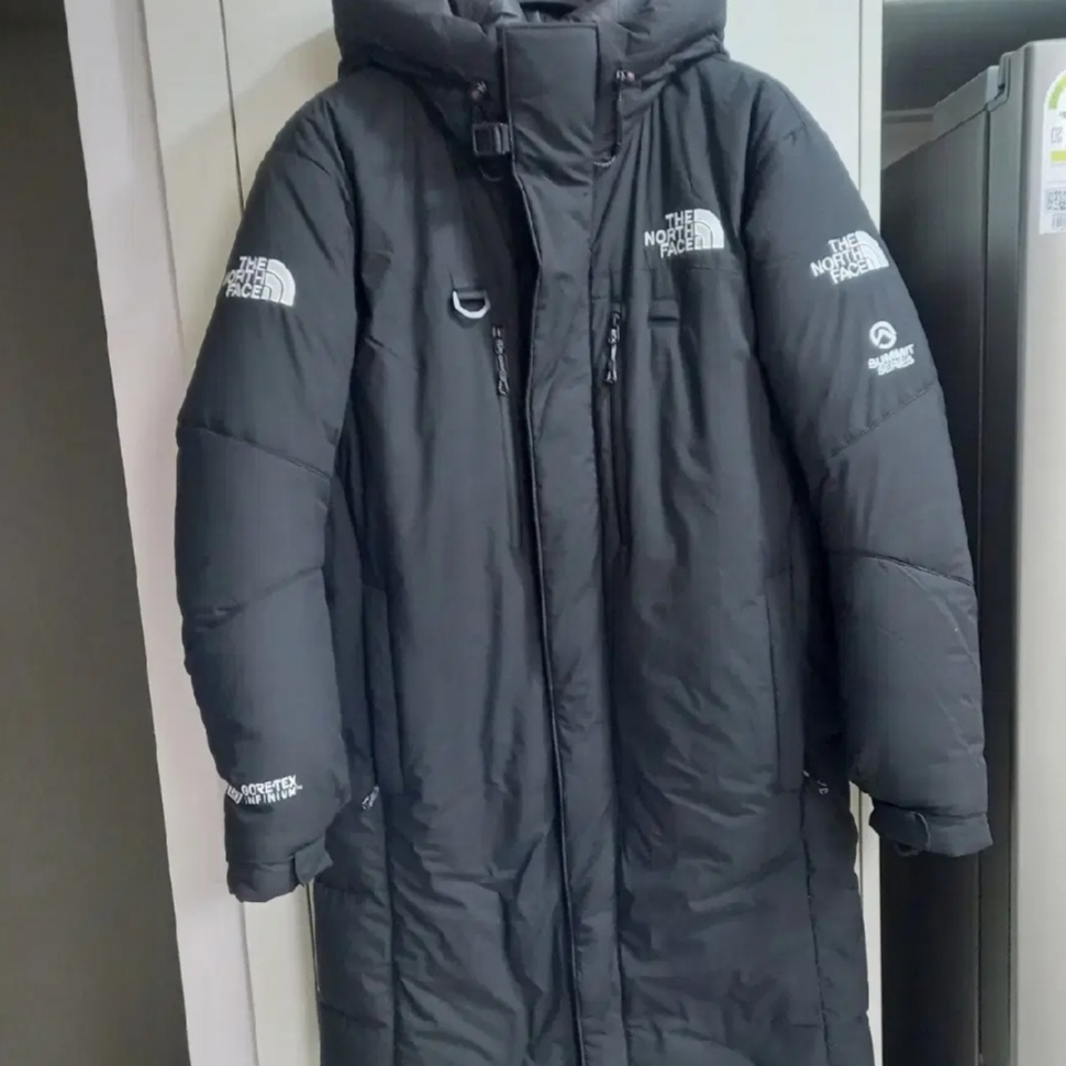 The North Face Himalayan Coat Black 착용 스타일 - 1