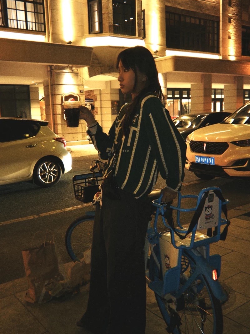 Steepc Blockcore Uniform Green 착용 스타일