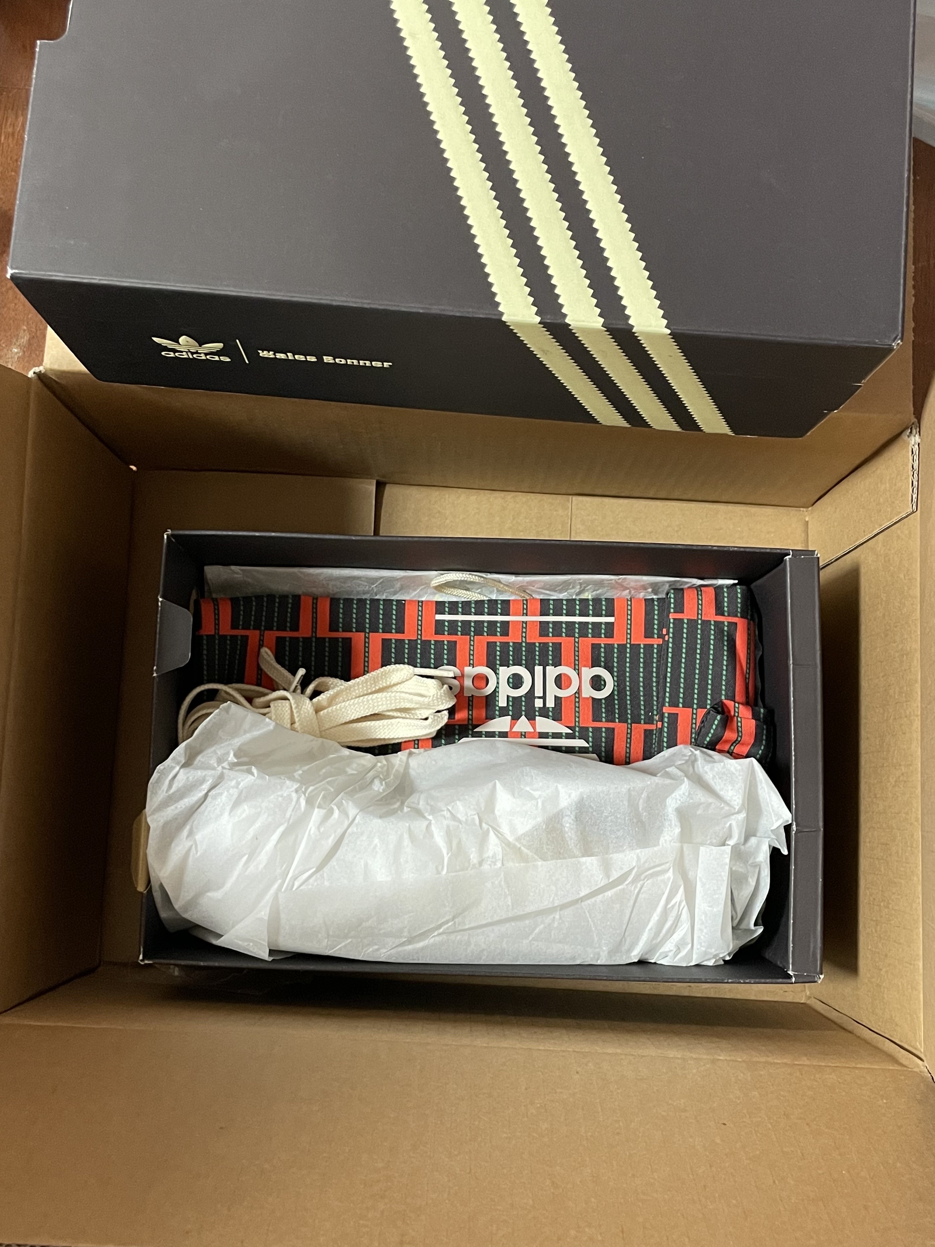 Adidas x Wales Bonner Samba Supplier Colour Wonder White 착용 스타일 - 6