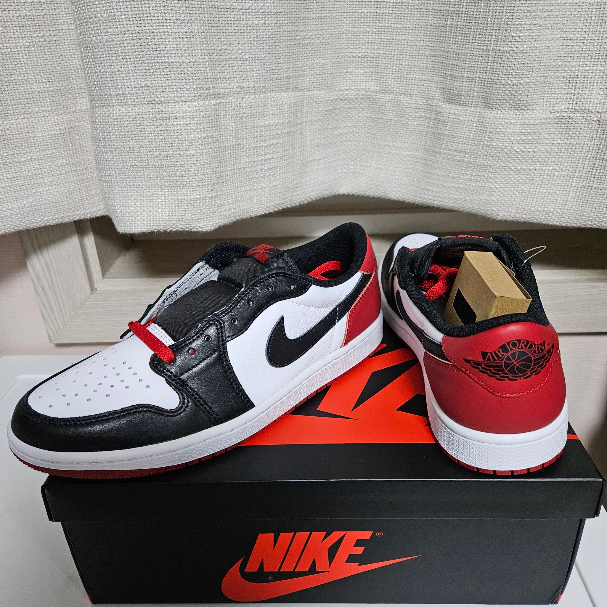 Jordan 1 Retro Low OG Black Toe 착용 스타일