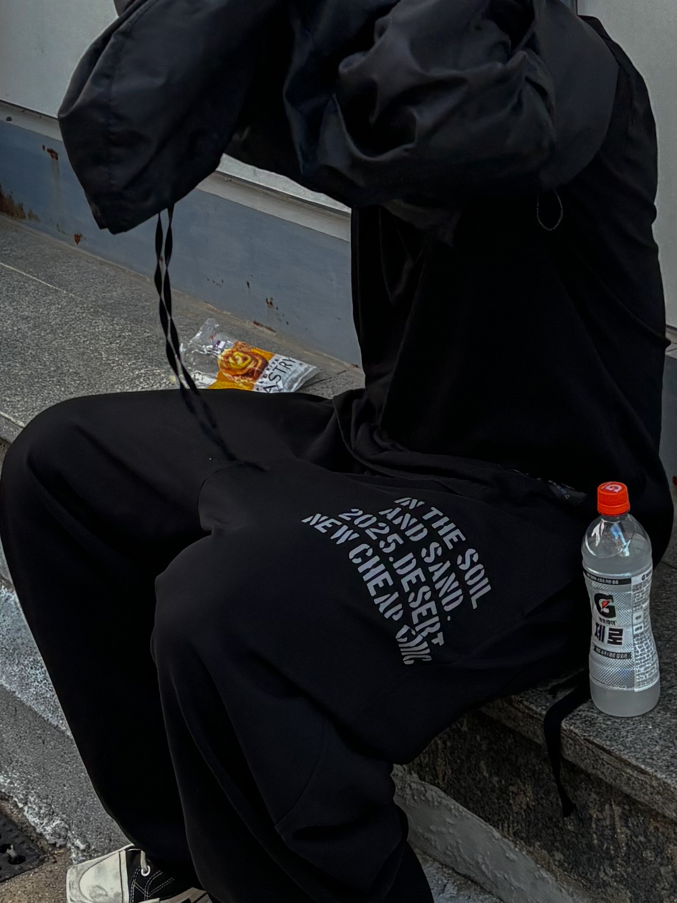 Converse x Drkshdw Turbodrk Chuck 70 Hi Black 착용 스타일 - 4