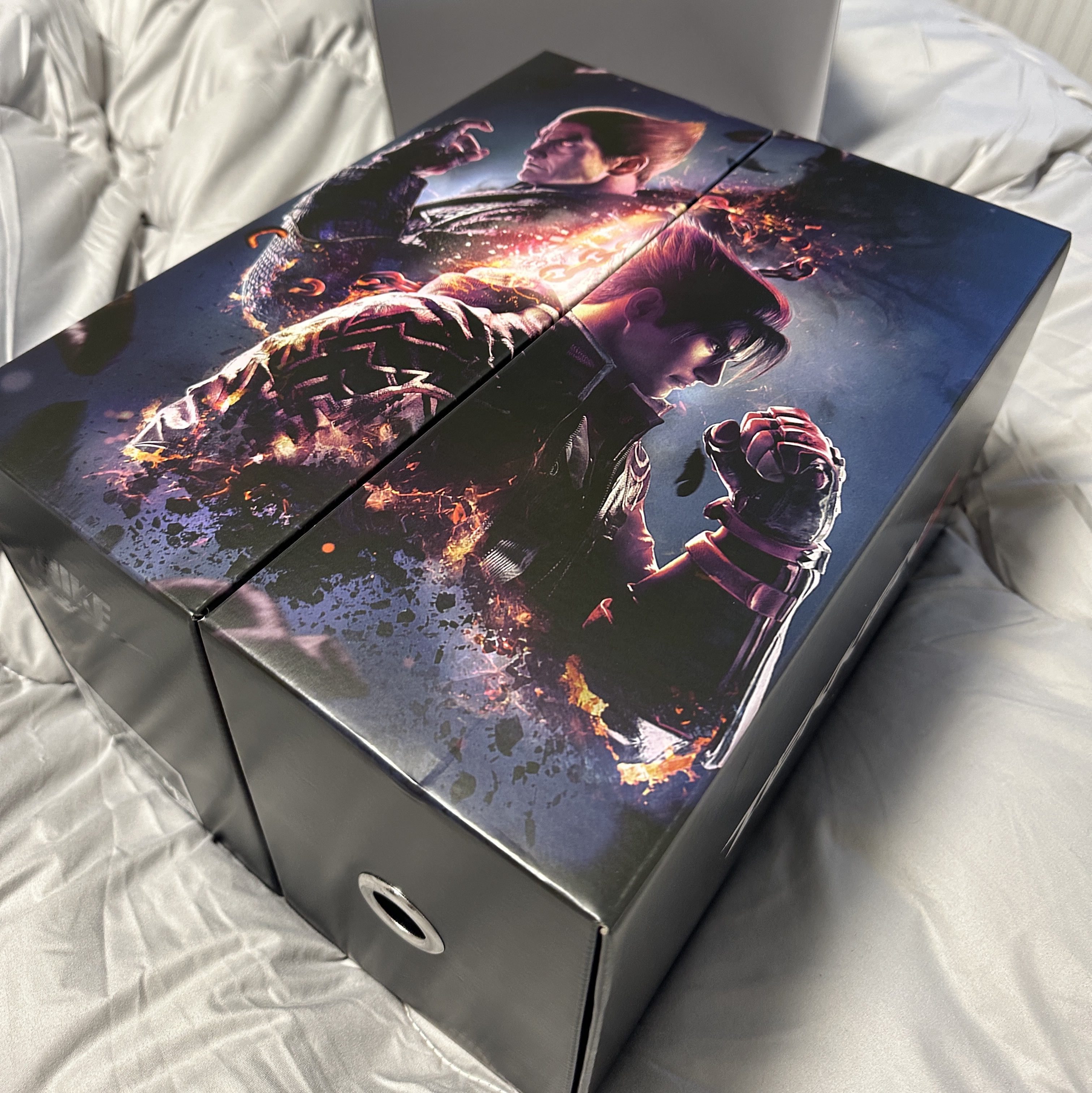 Nike x Tekken 8 Air Foamposite One PRM Jin 착용 스타일 - 1