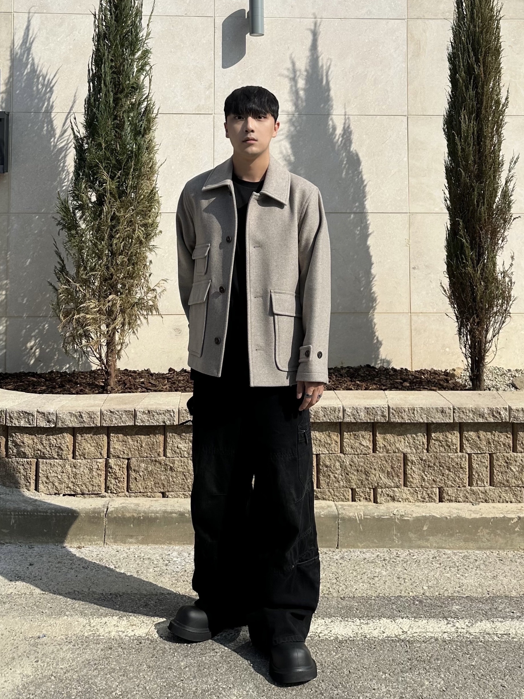 Balenciaga Steroid Derby Black 착용 스타일 - 1