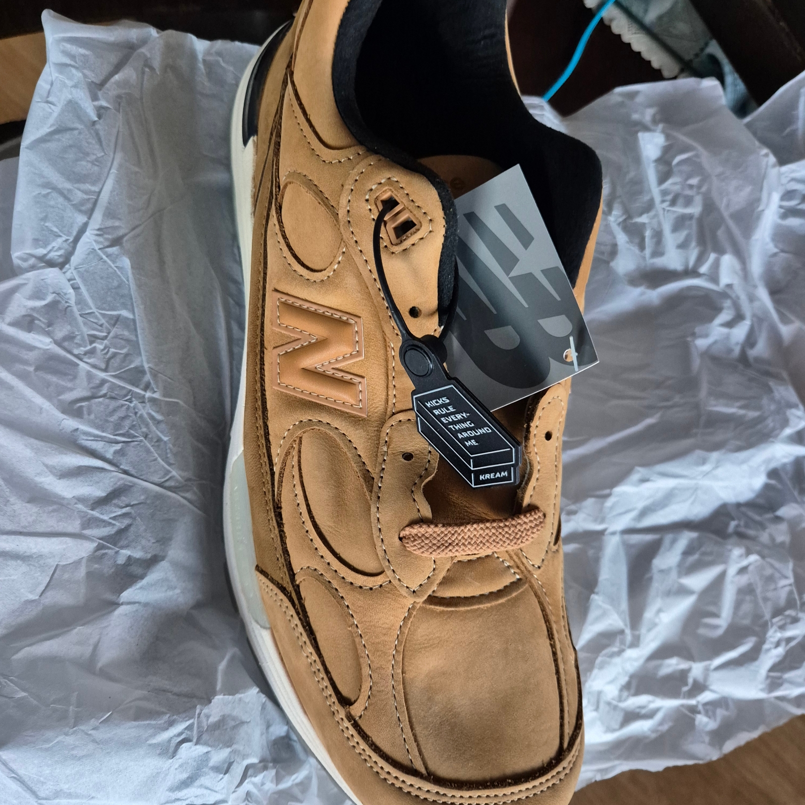 New Balance 992 Made in USA Brown 착용 스타일