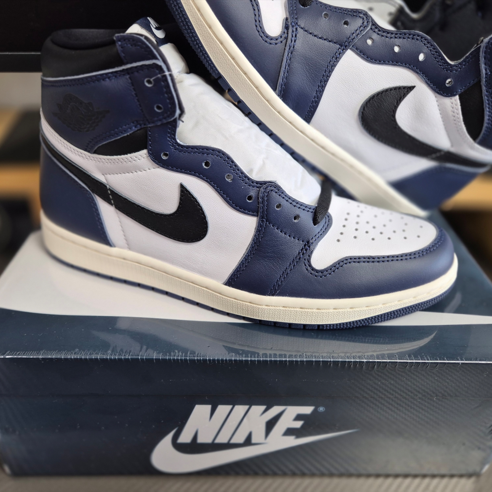 Jordan 1 Retro High OG Midnight Navy 착용 스타일