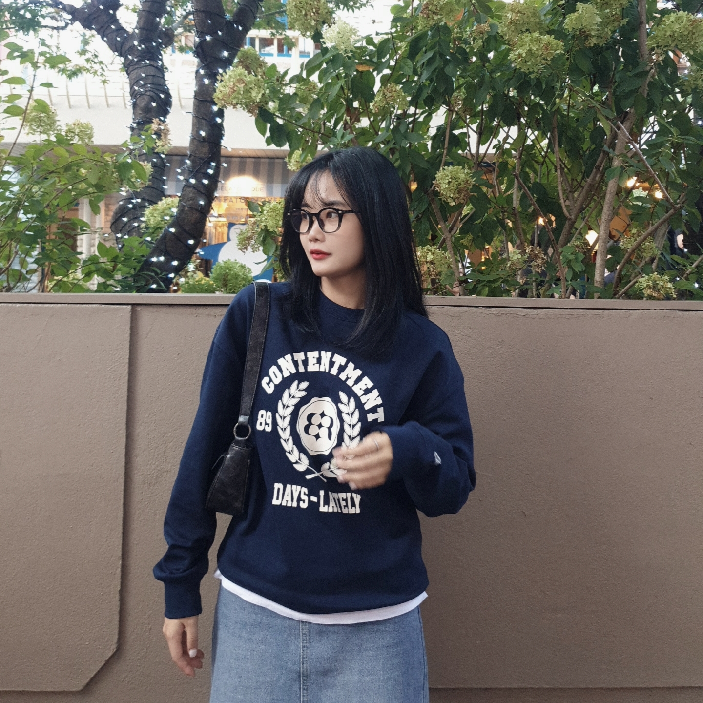 Adidas Spezial Handball Collegiate Navy 착용 스타일 - 1