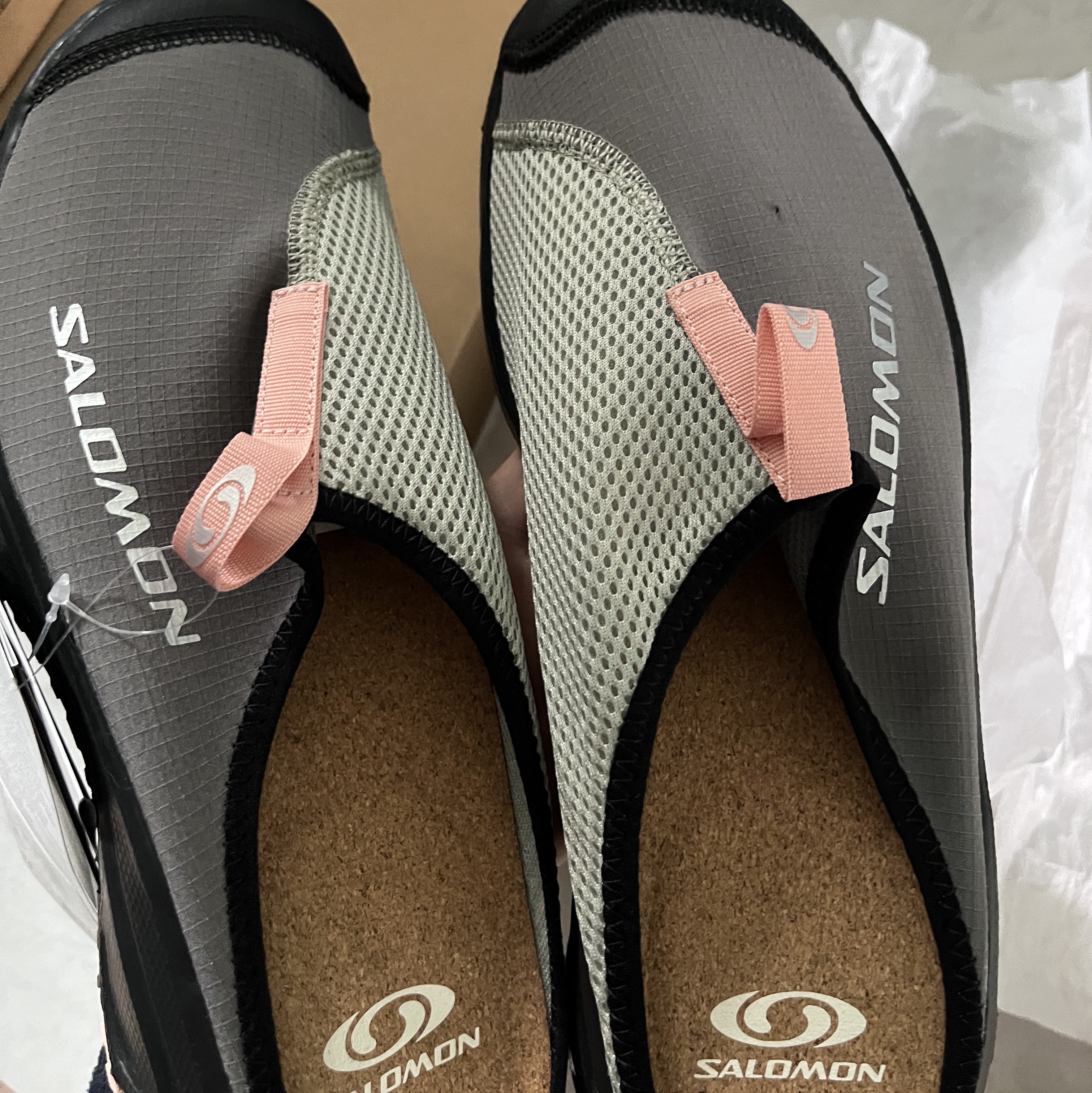 Salomon RX Slide 3.0 Pewter 착용 스타일
