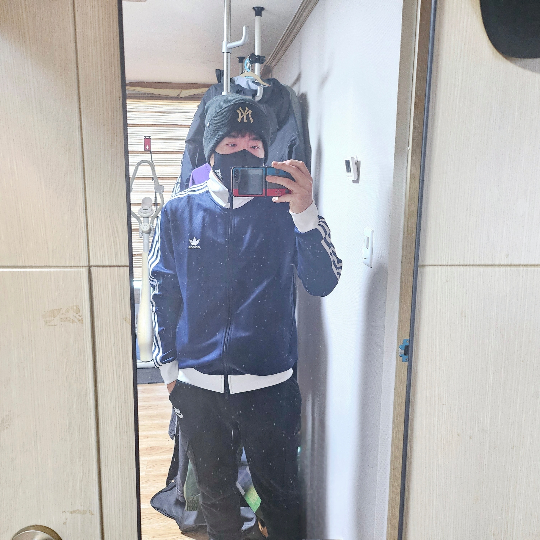 Adidas Adicolor Classic Beckenbauer Track Top Night Indigo - KR Sizing 착용 스타일