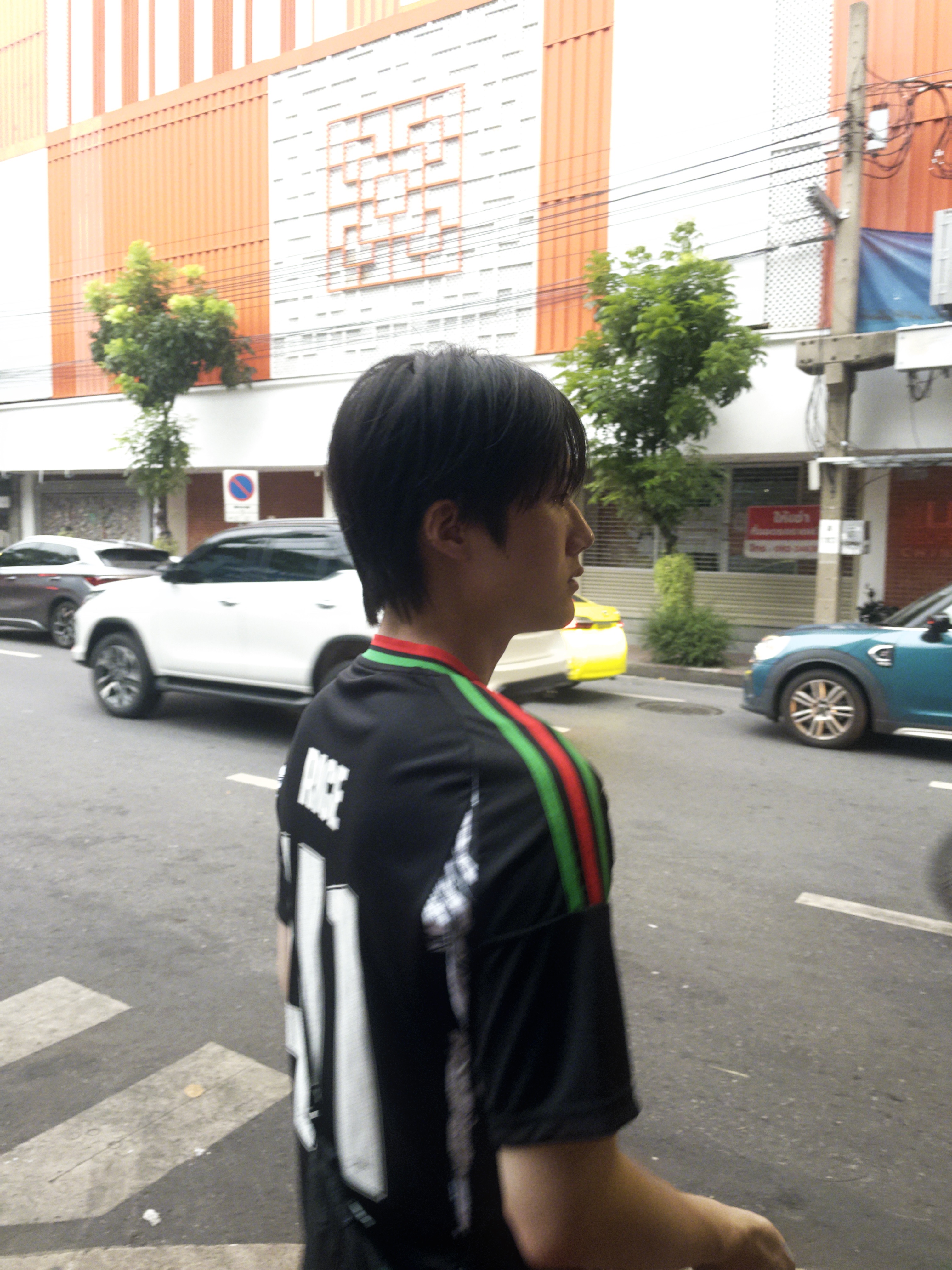 Adidas Arsenal 2024/25 Away Jersey Black - KR Sizing (Non Marking Ver.) 착용 스타일 - 2