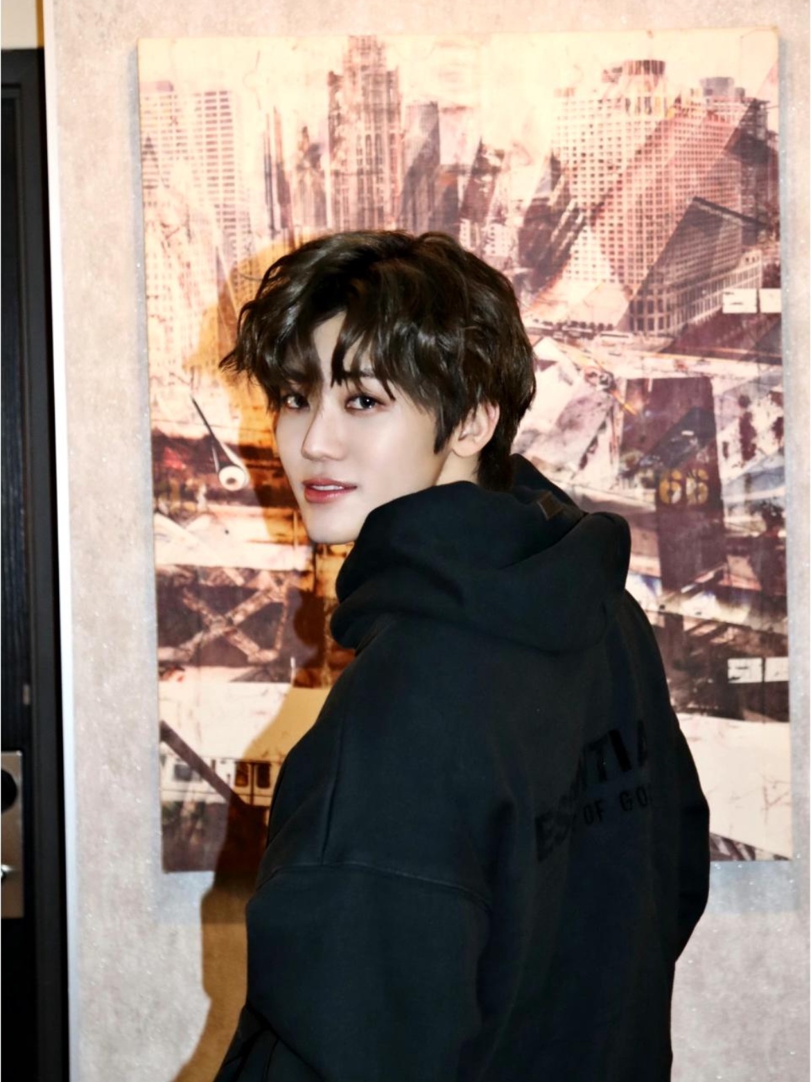 Essentials The Core Collection Hoodie Stretch Limo 착용 스타일