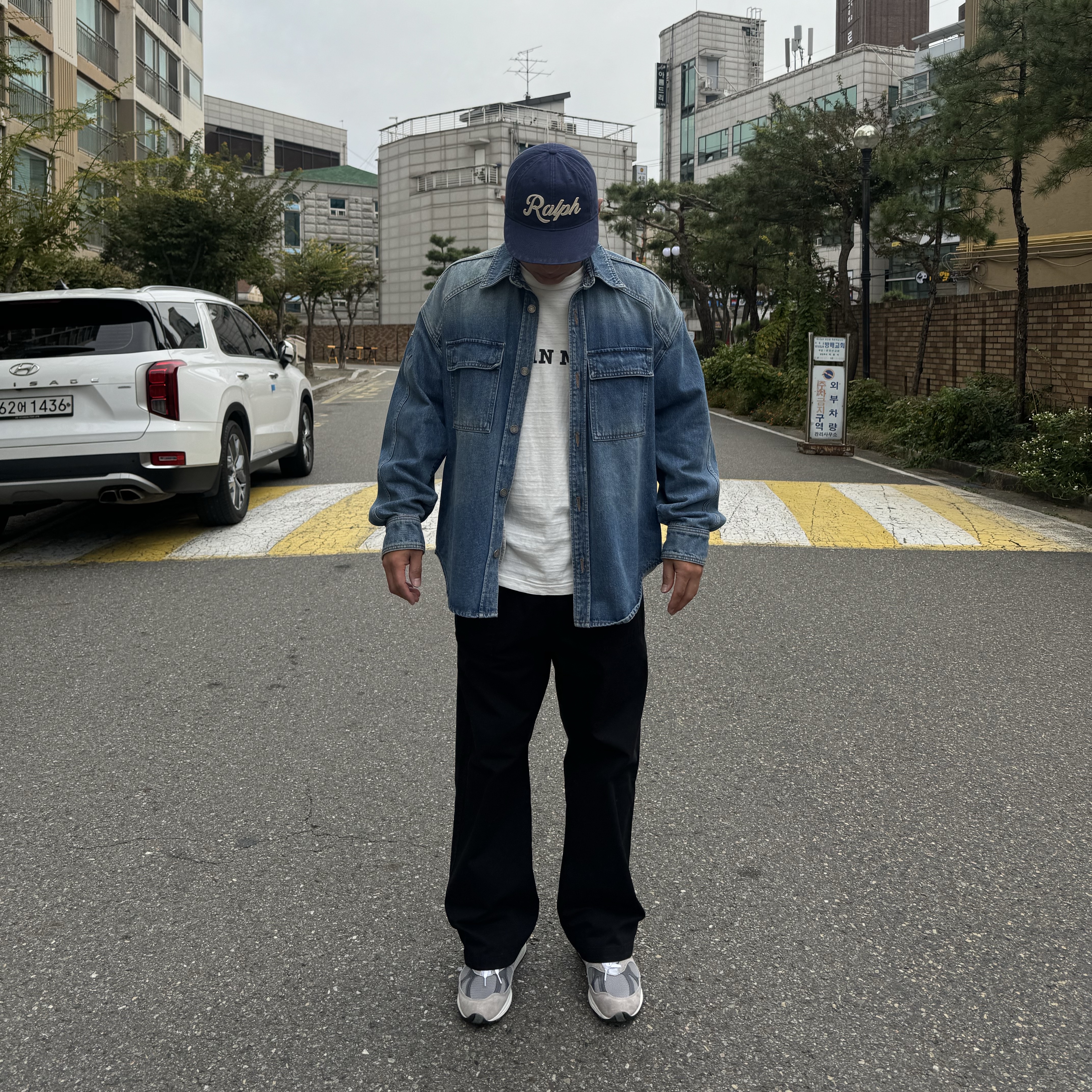 New Balance 991v2 Made in UK Rock Ridge Alloy Silver 착용 스타일 - 1