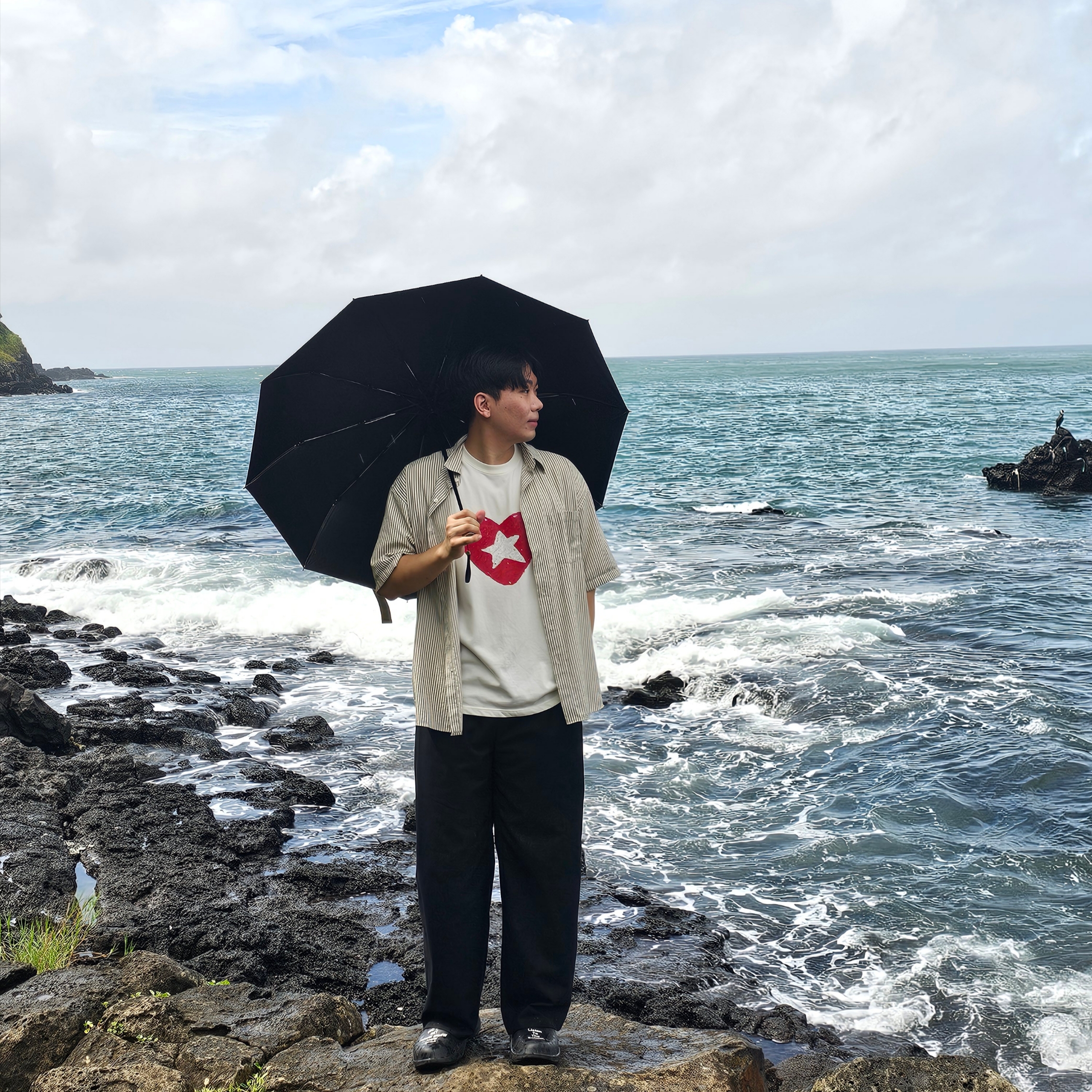 Oofos x Takahiromiyashita The Soloist The Day The Whole World Went Away Clog Black 착용 스타일