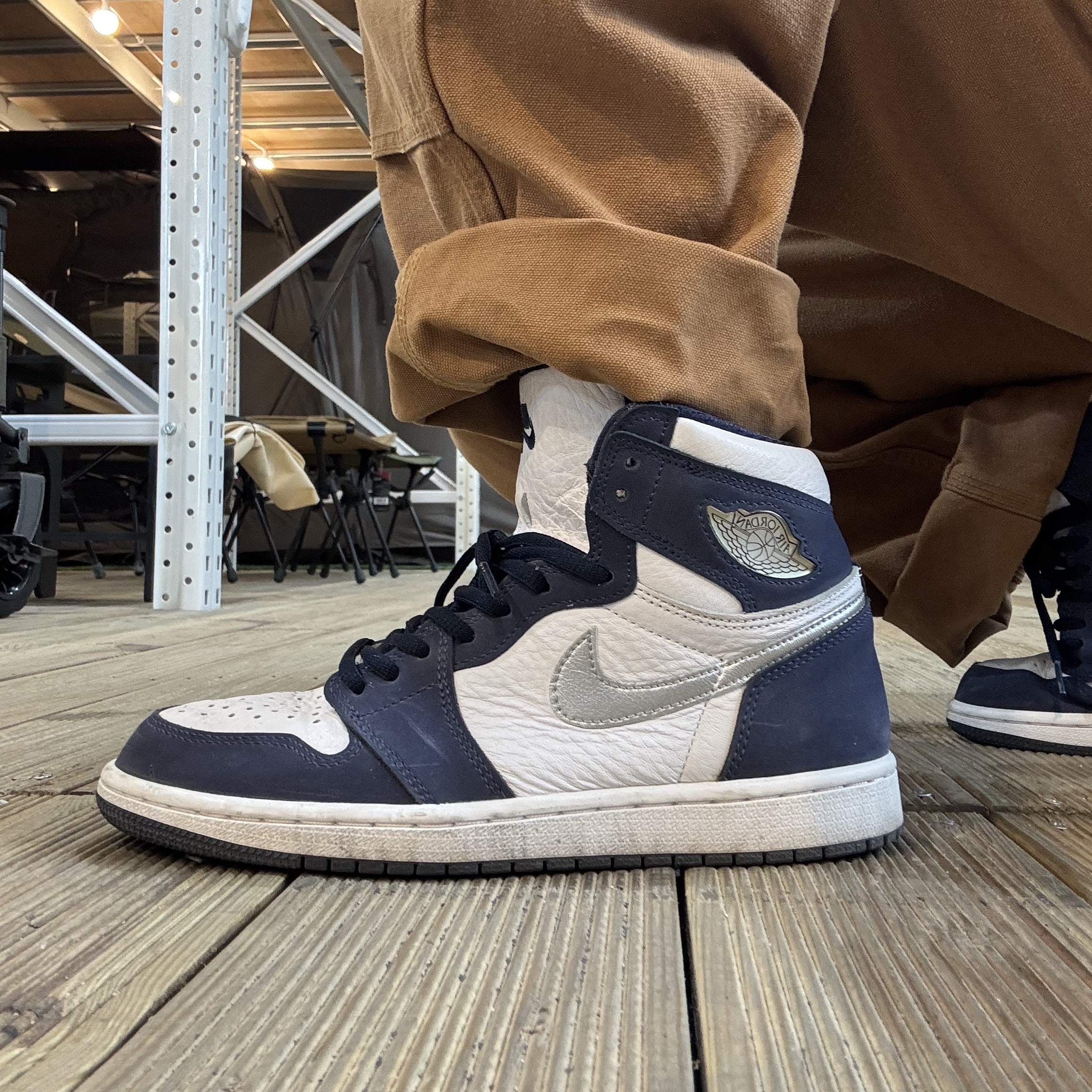 Jordan 1 Retro High OG CO.JP Midnight Navy 착용 스타일