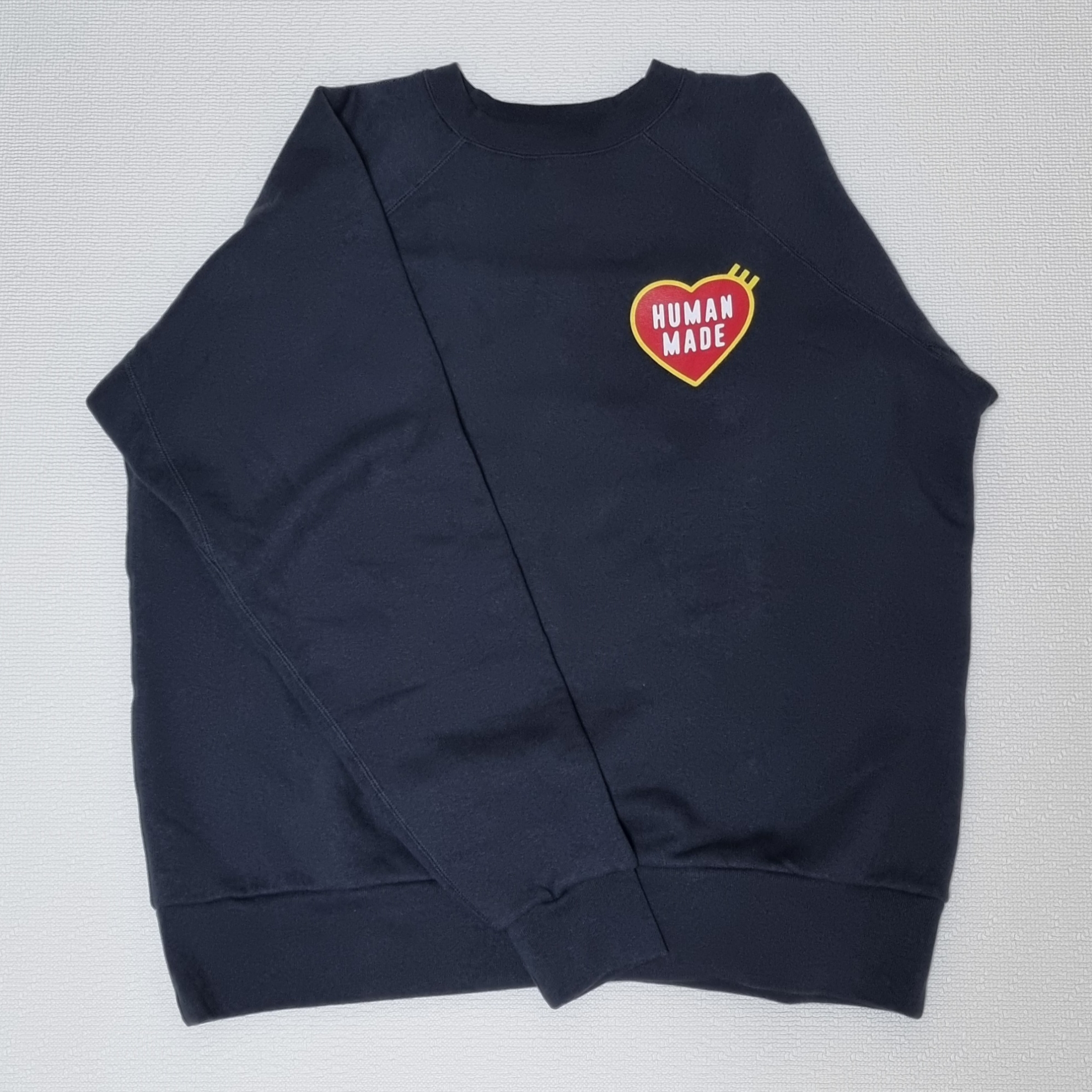 Human Made Sweatshirt Black 착용 스타일 - 1