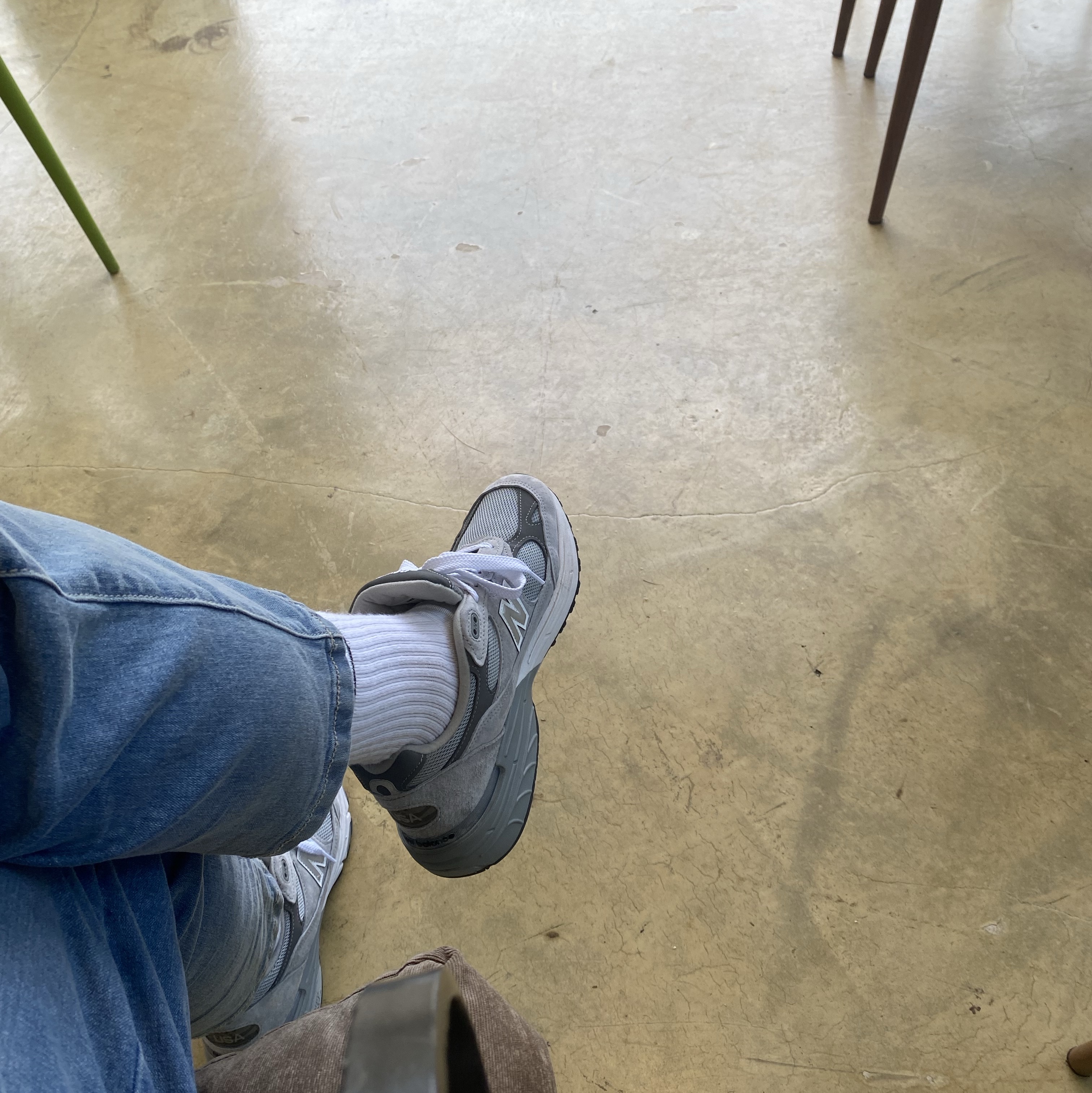 New Balance 993 Made in USA Grey - D Standard 착용 스타일