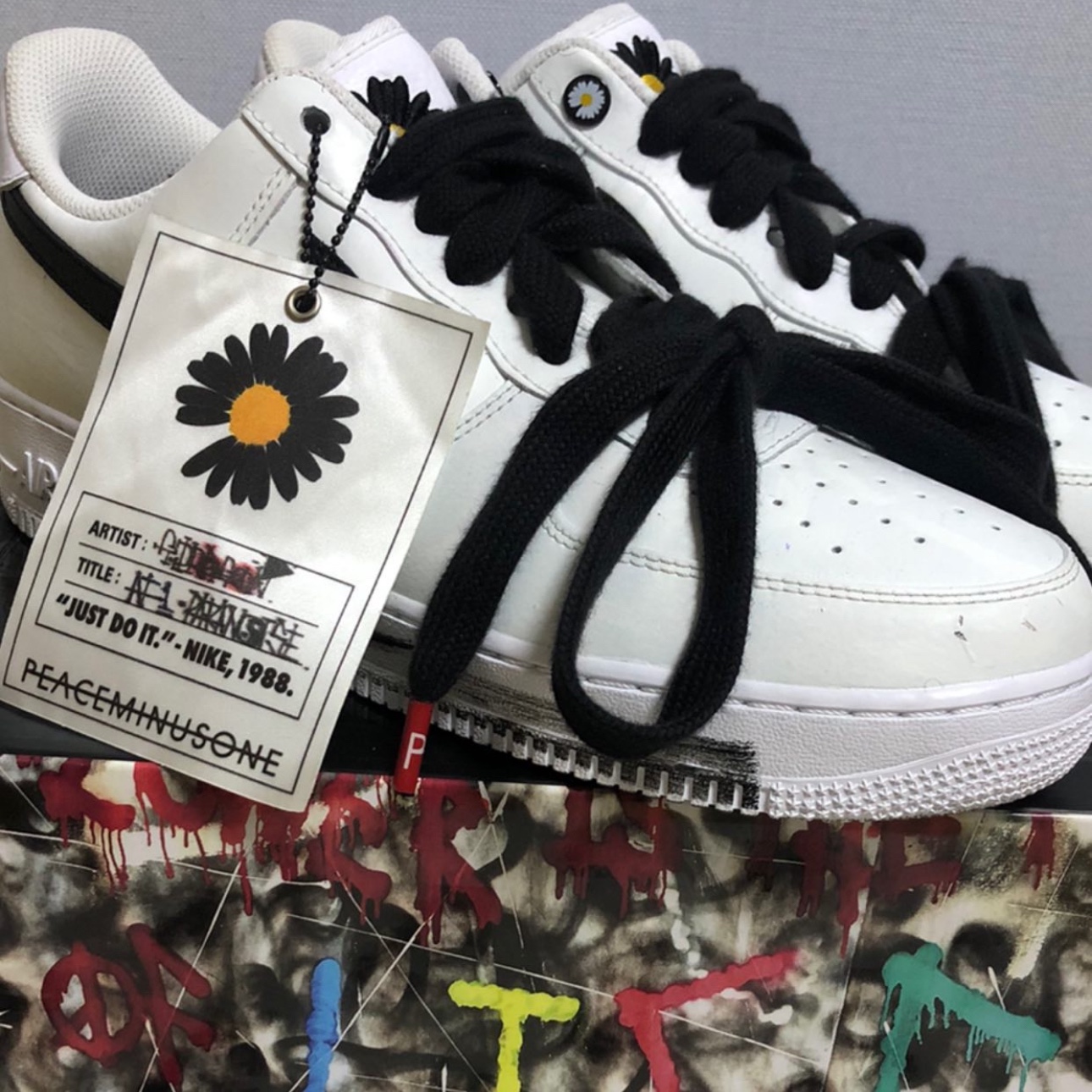 Nike x Peaceminusone Air Force 1 Low Para-Noise 2.0 착용 스타일