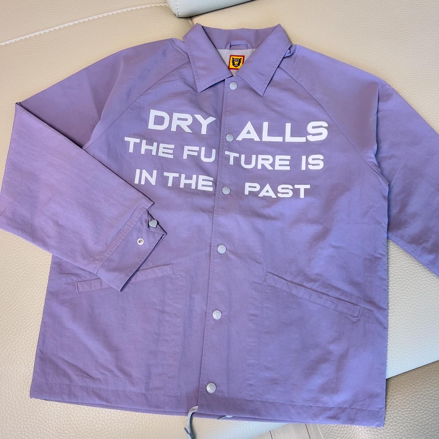 Human Made Coach Jacket Purple 착용 스타일 - 2