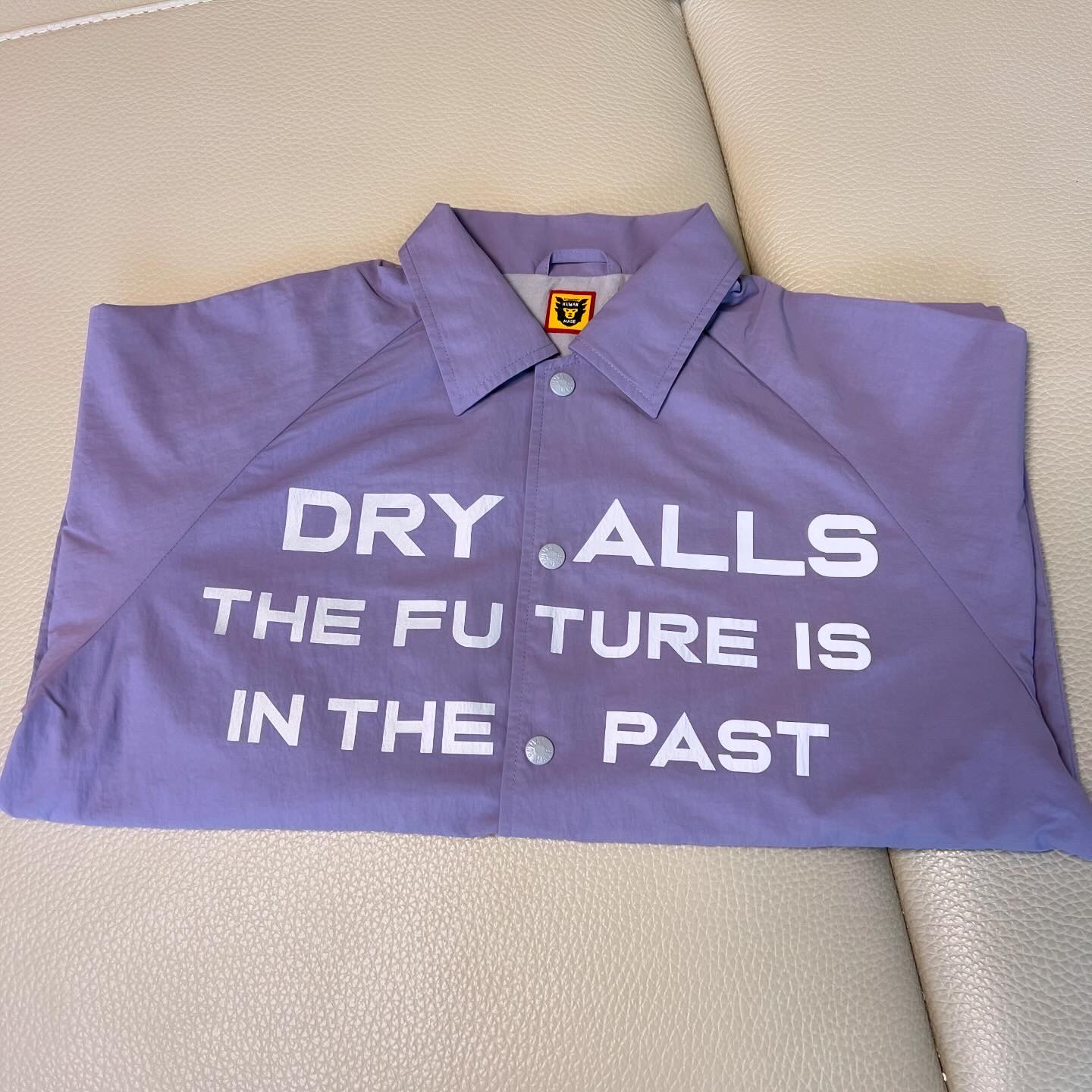 Human Made Coach Jacket Purple 착용 스타일 - 3