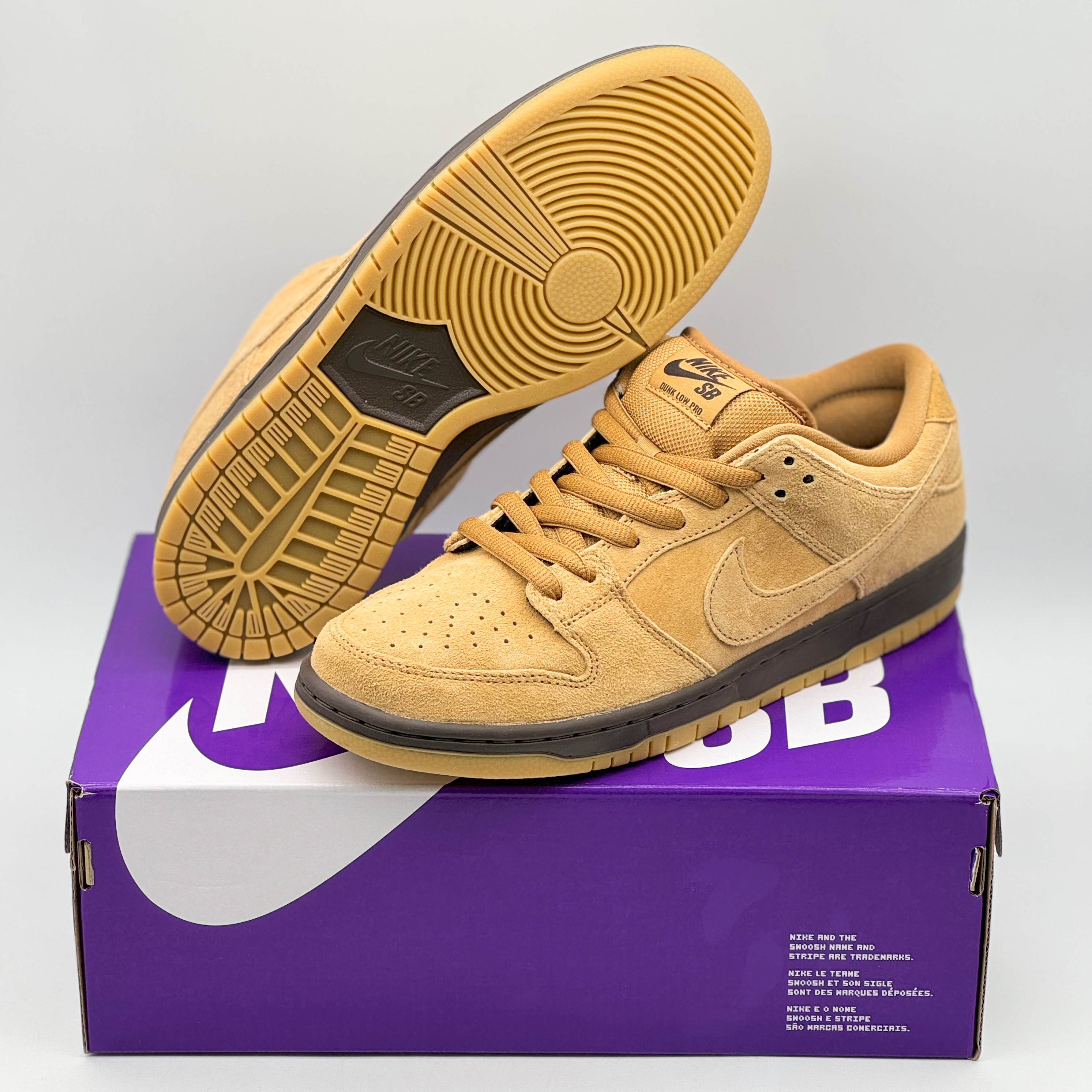 Nike SB Dunk Low Pro Wheat 2023 착용 스타일 - 1