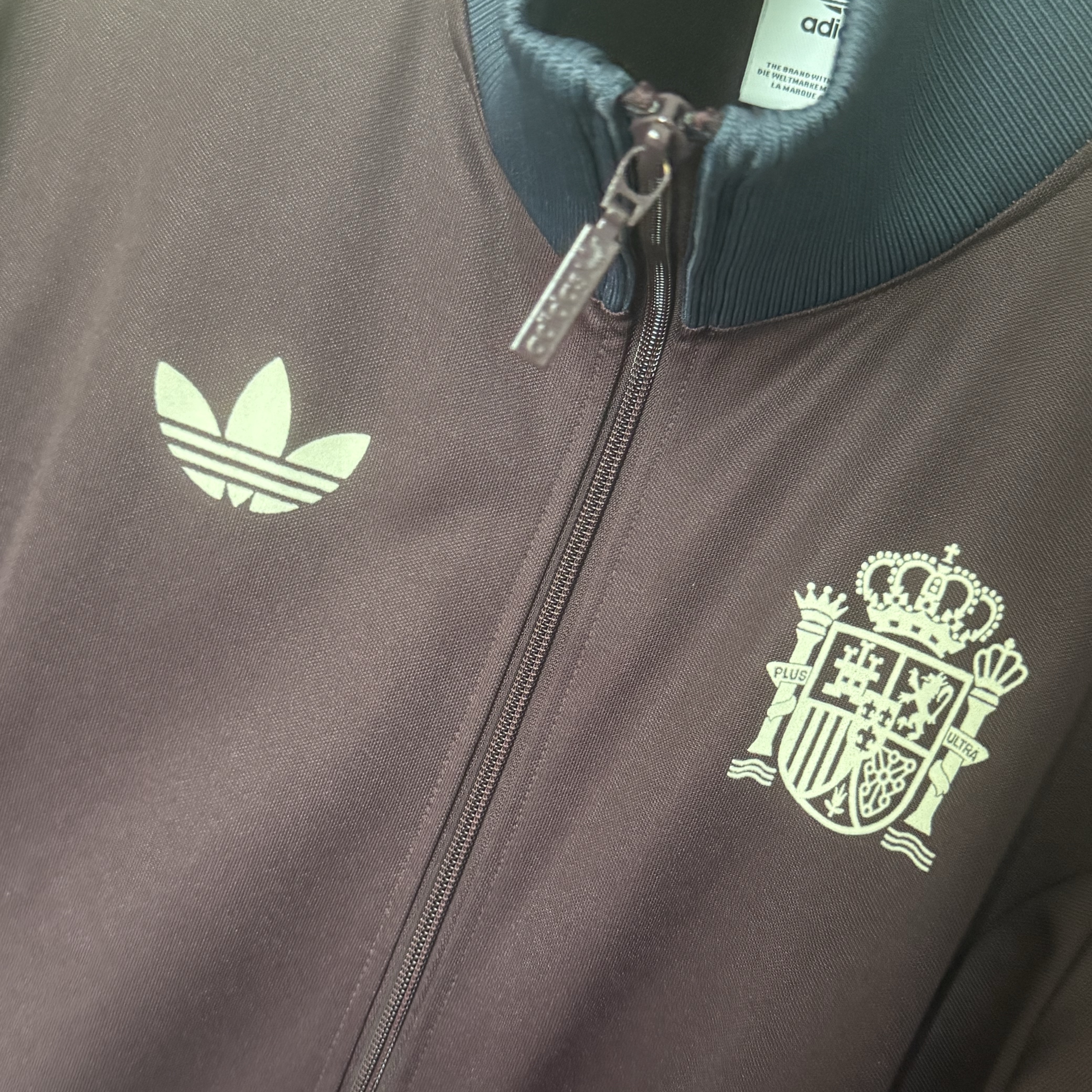 Adidas Spain Beckenbauer Track Top Shadow Maroon - KR Sizing 착용 스타일