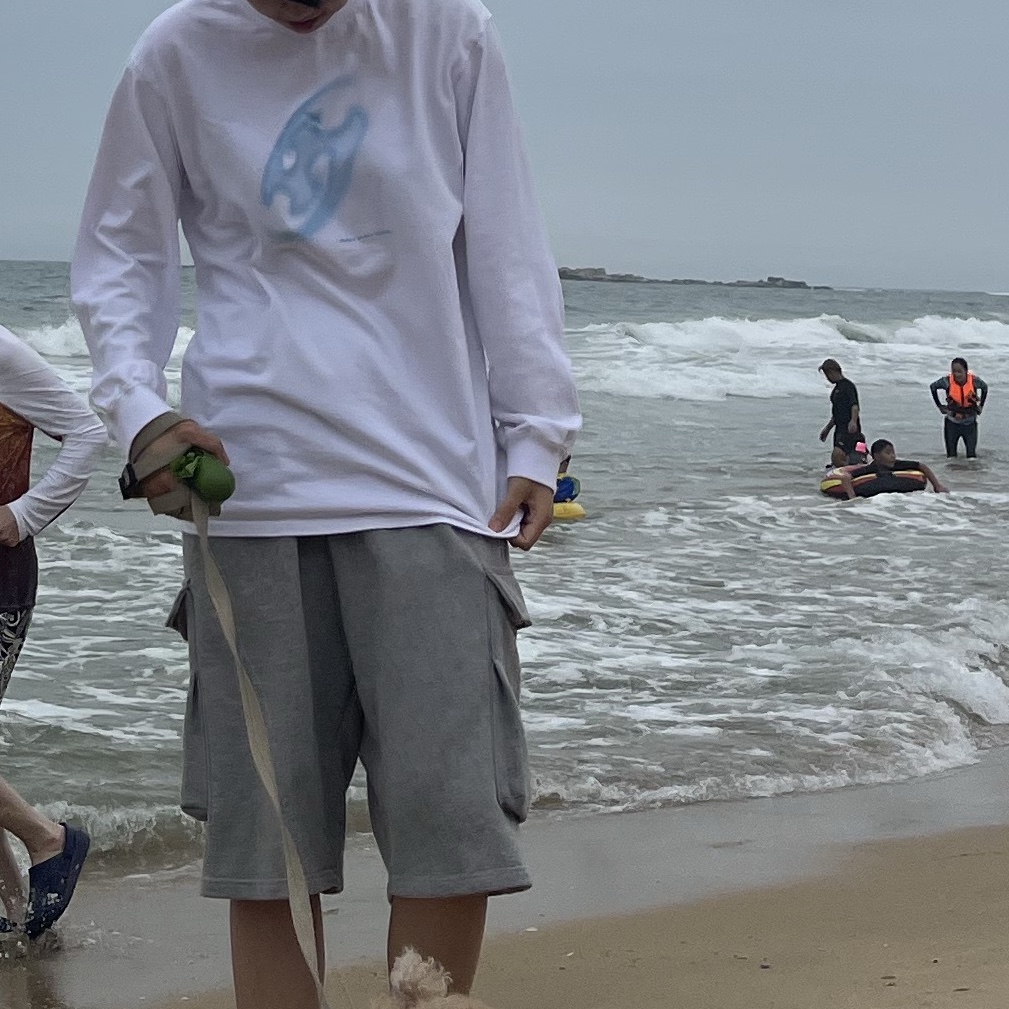 Sansan Gear Long Sleeve T-Shirt White - 22FW 착용 스타일