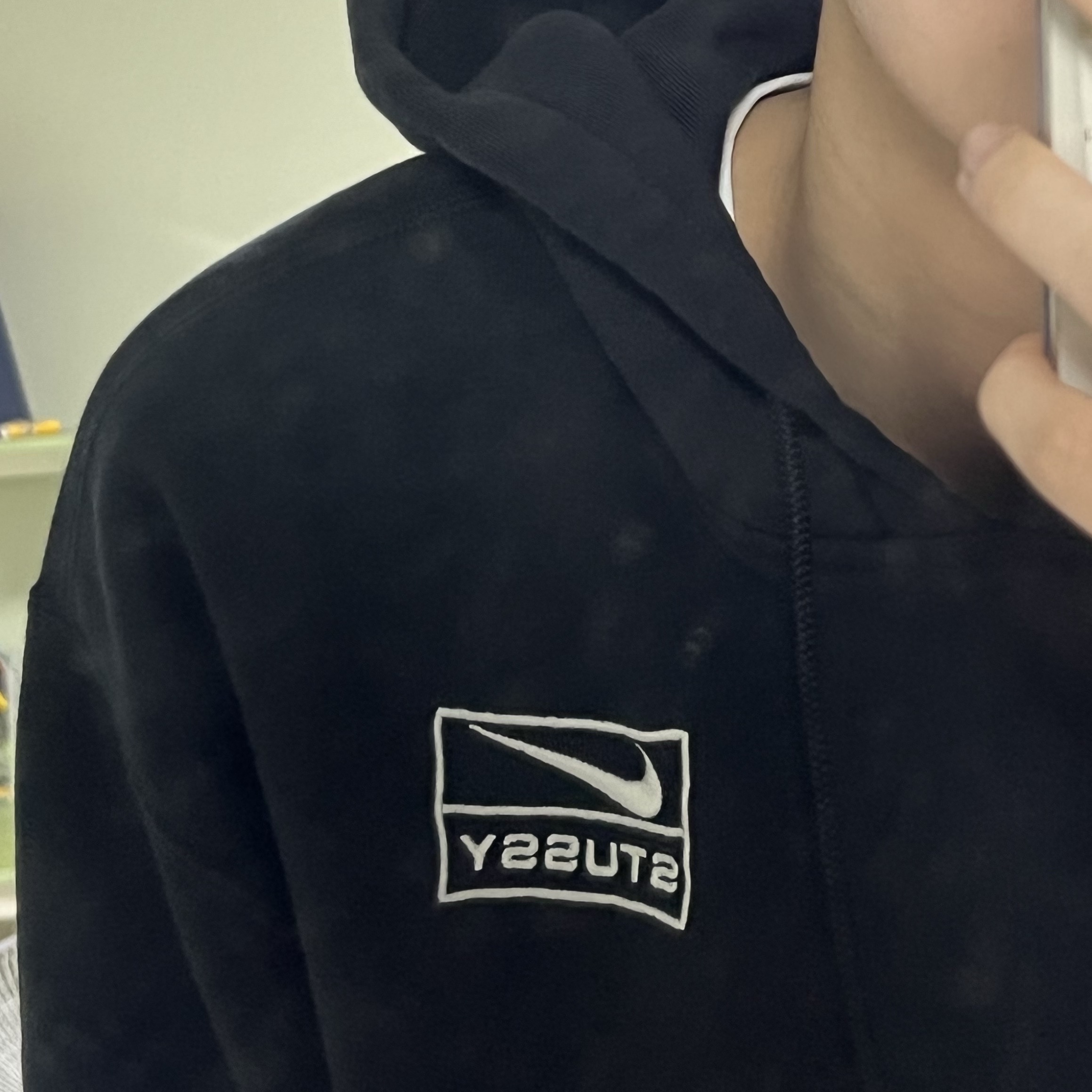 Nike x Stussy NRG RA Washed Pullover Hoodie Black (DN4029-010) 착용 스타일