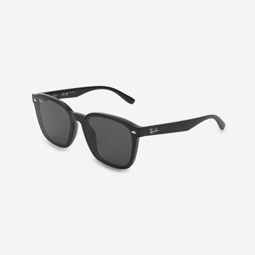 Ray-Ban RB4392D Polished Black Frame Dark Grey Classic Lenses Low Bridge Fit
