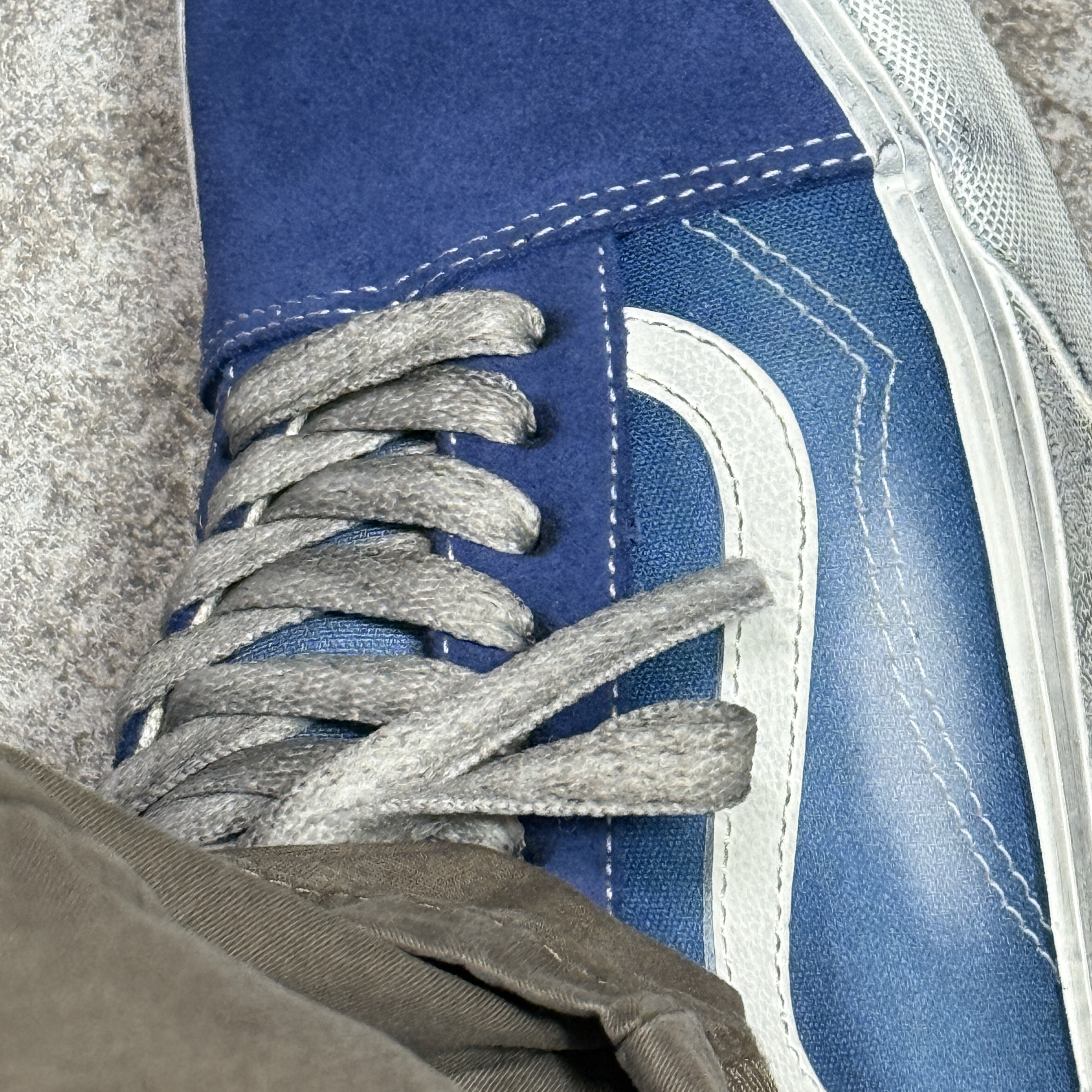 Vans Old Skool Wave Washed Blue 착용 스타일