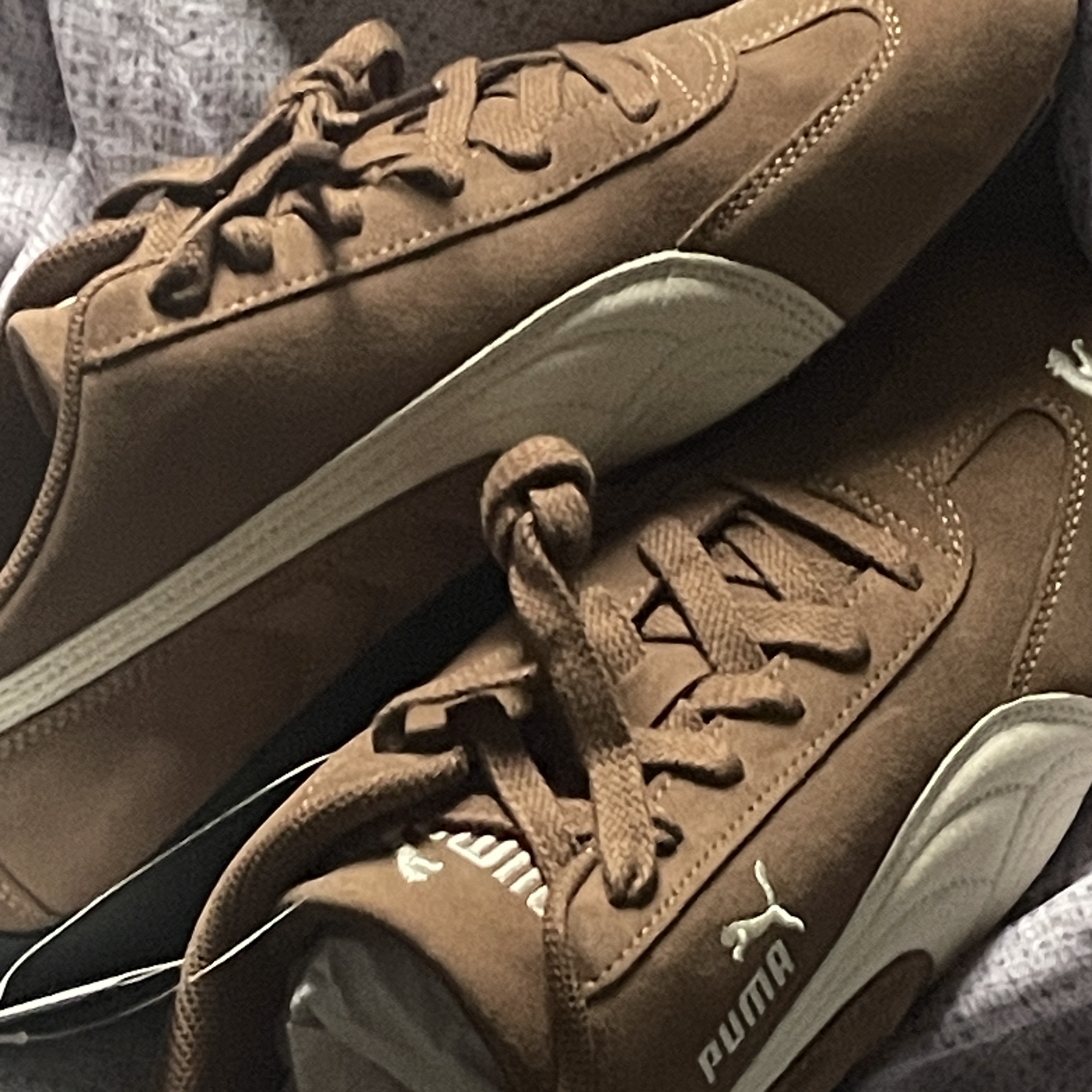 Puma Speedcat Archive Haute Coffee Frosted Ivory 착용 스타일 - 2