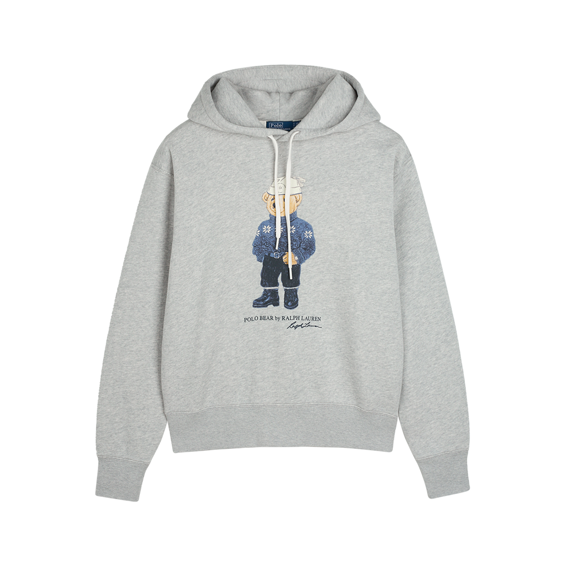 [30%적립] 폴로 랄프 로렌 우먼 폴로 베어 플리스 후디 그레이 - 24FW([30%적립] Polo Ralph Lauren Women Polo Bear Fleece Hoodie Grey - 24FW)