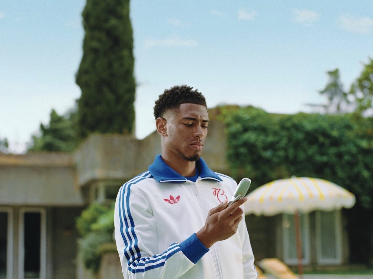 Adidas Jude Bellingham Sports Jacket White - KR Sizing 착용 스타일 - 2
