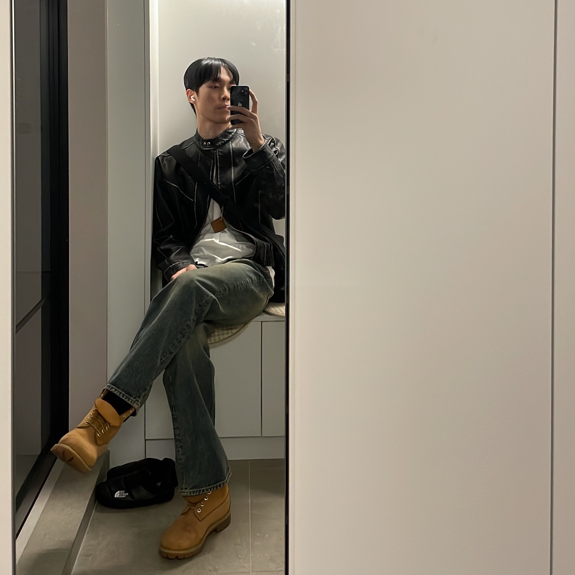 Timberland Premium 6 inch Waterproof Boot Wheat Nubuck - Wide 착용 스타일
