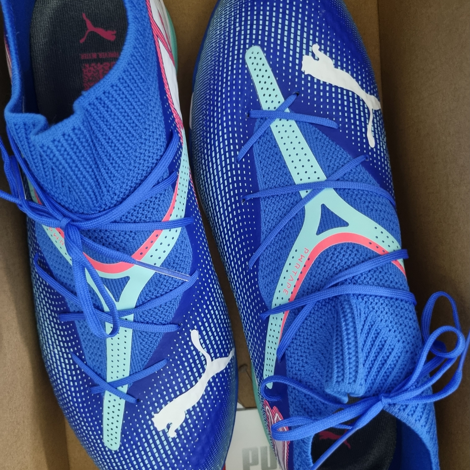 Puma Future 7 Pro Cage Bluemazing White 착용 스타일