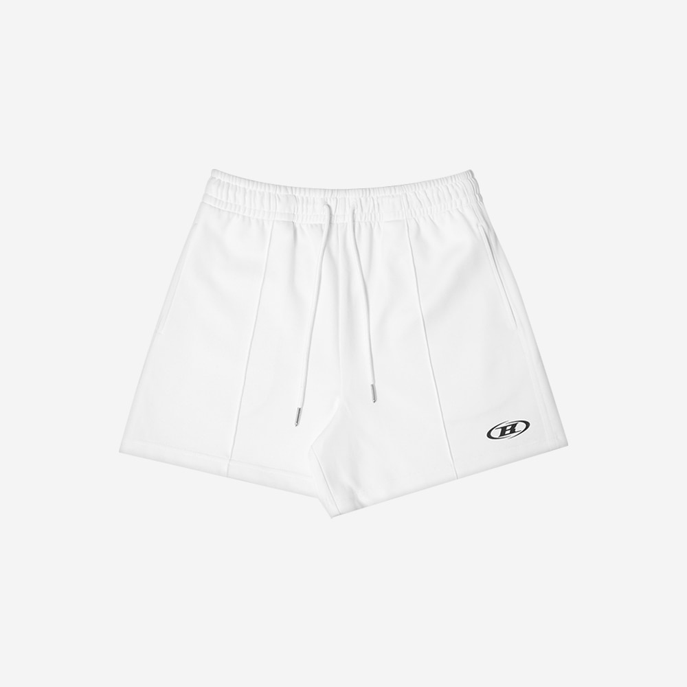본투윈 트랙 라인 핀턱 져지 쇼츠 아이보리(BORN TO WIN Track Line Pin Tuck Jersey Shorts Ivory) - 2