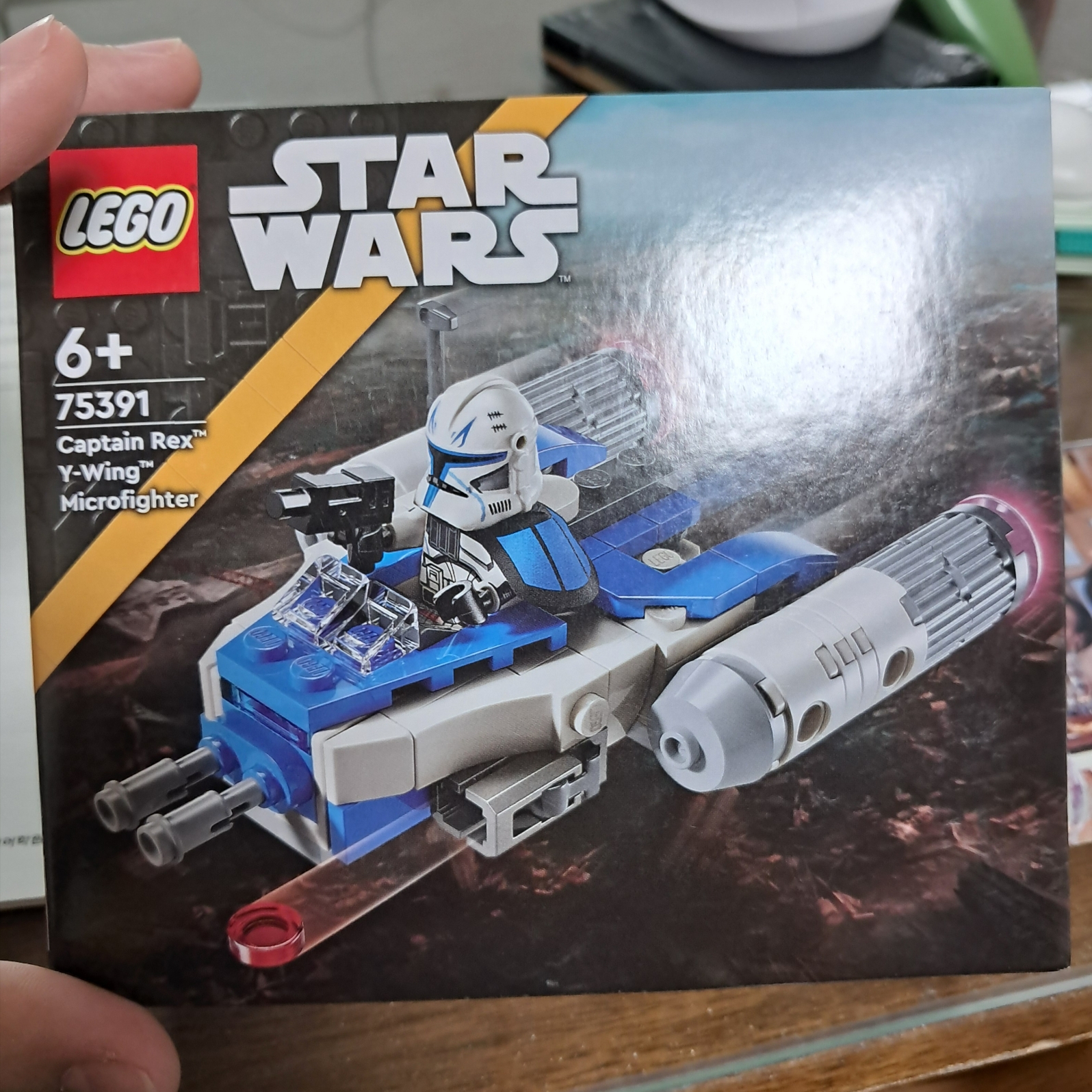 Lego Star Wars Captain Rex Y-wing Microfighter 착용 스타일