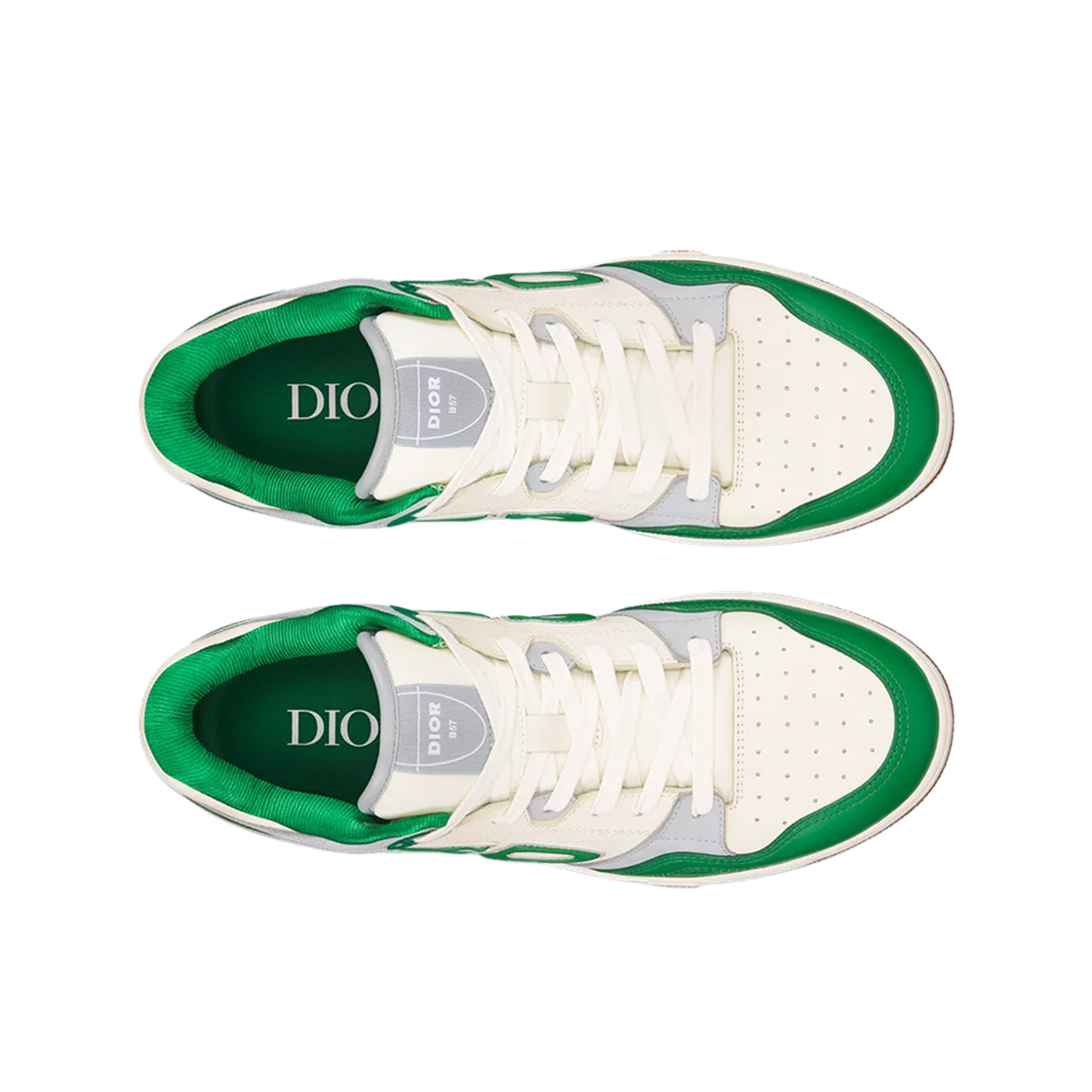 디올 B57 로우탑 스니커즈 그린 크림(Dior B57 Low-Top Sneaker Green Cream) - 2