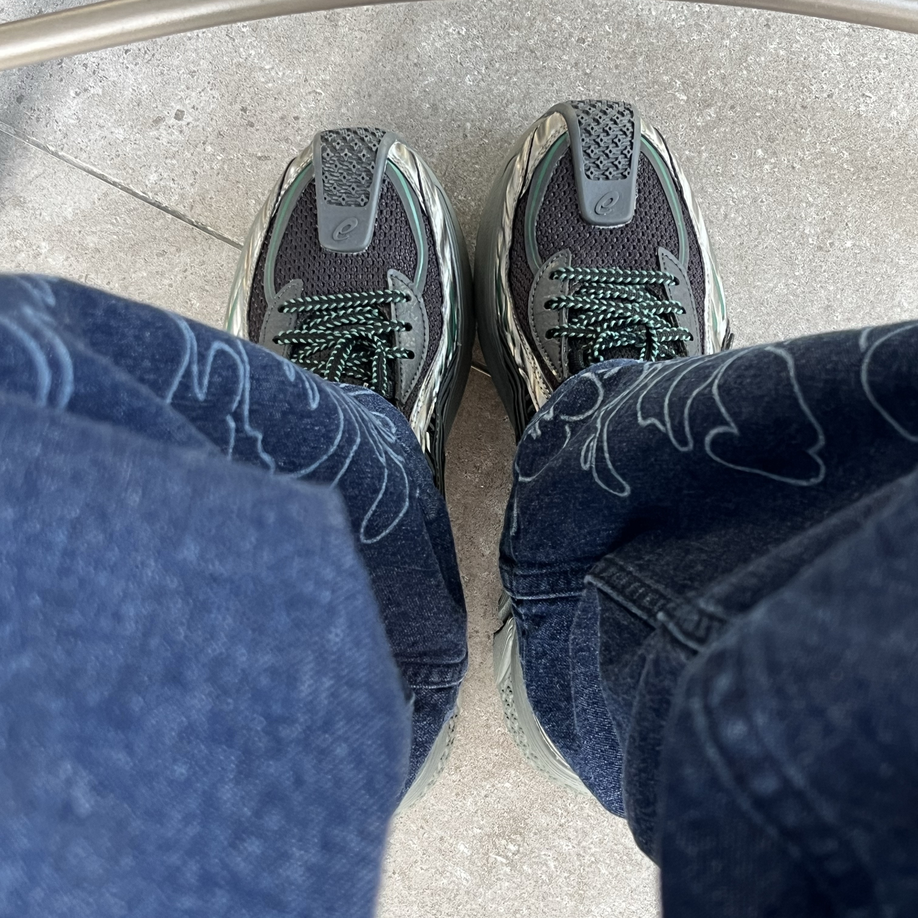 (W) Asics x Kiko Kostadinov Gel-Flammae Grey Black 착용 스타일