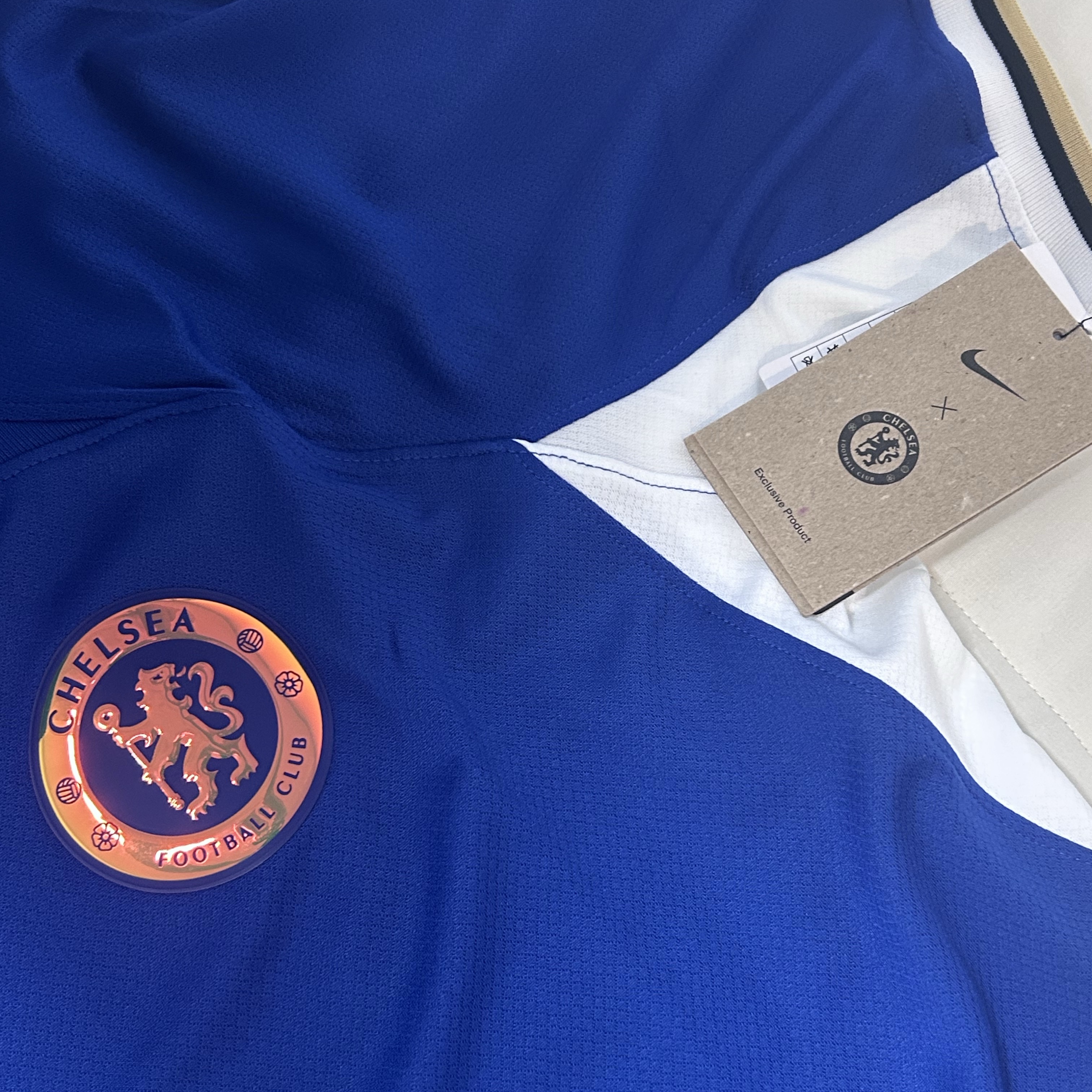 Nike Chelsea FC 2023/24 Stadium Home Dri-Fit Jersey Rush Blue (Non Marking & Non Sponser Ver.) 착용 스타일