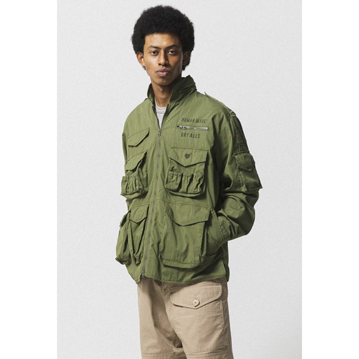 Freak's Store M-65 Mods Coat Liner Set Olive 착용 스타일 - 6