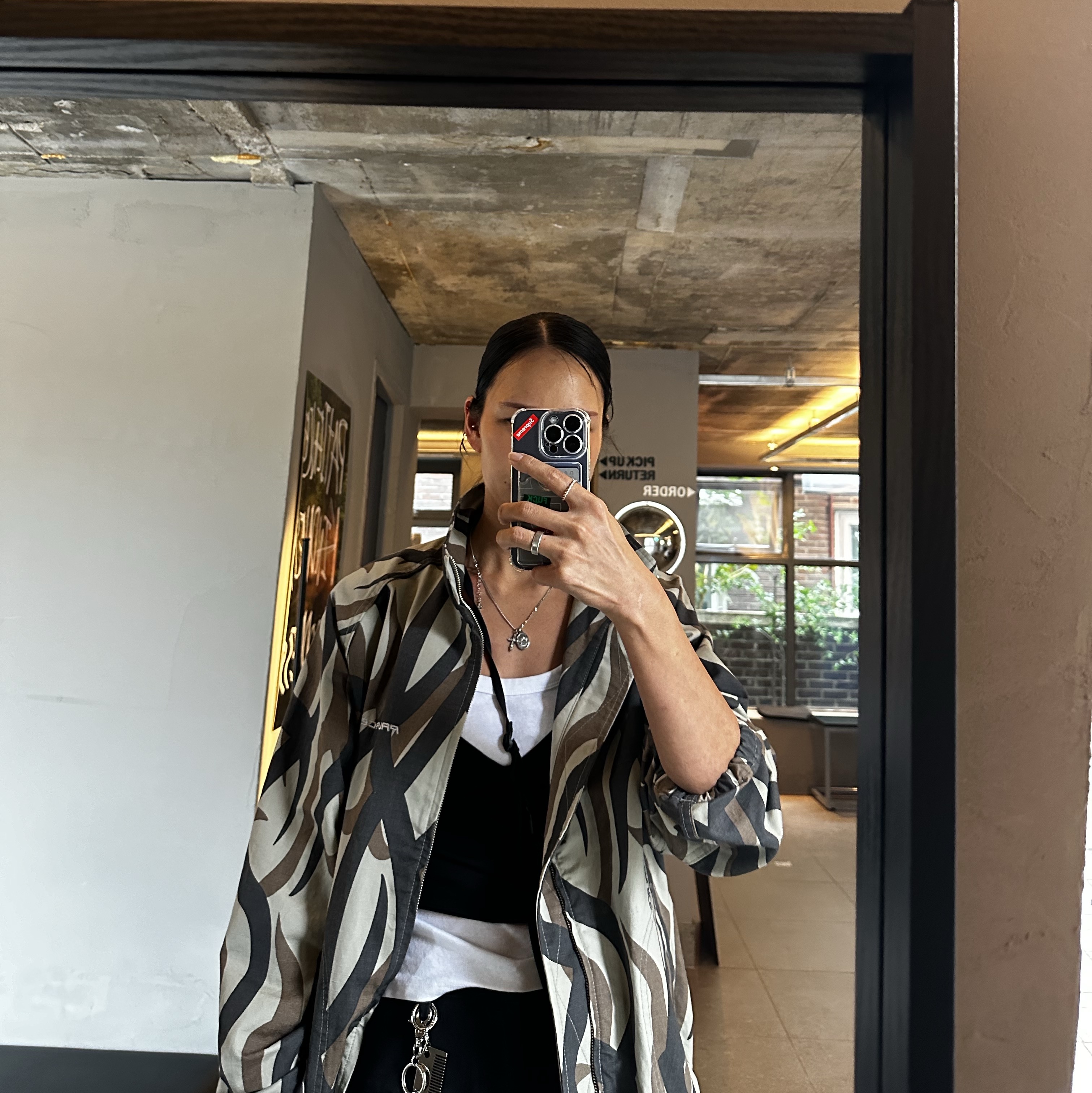 Palace Ripstop CTN Jacket Tri Bal - 24FW 착용 스타일