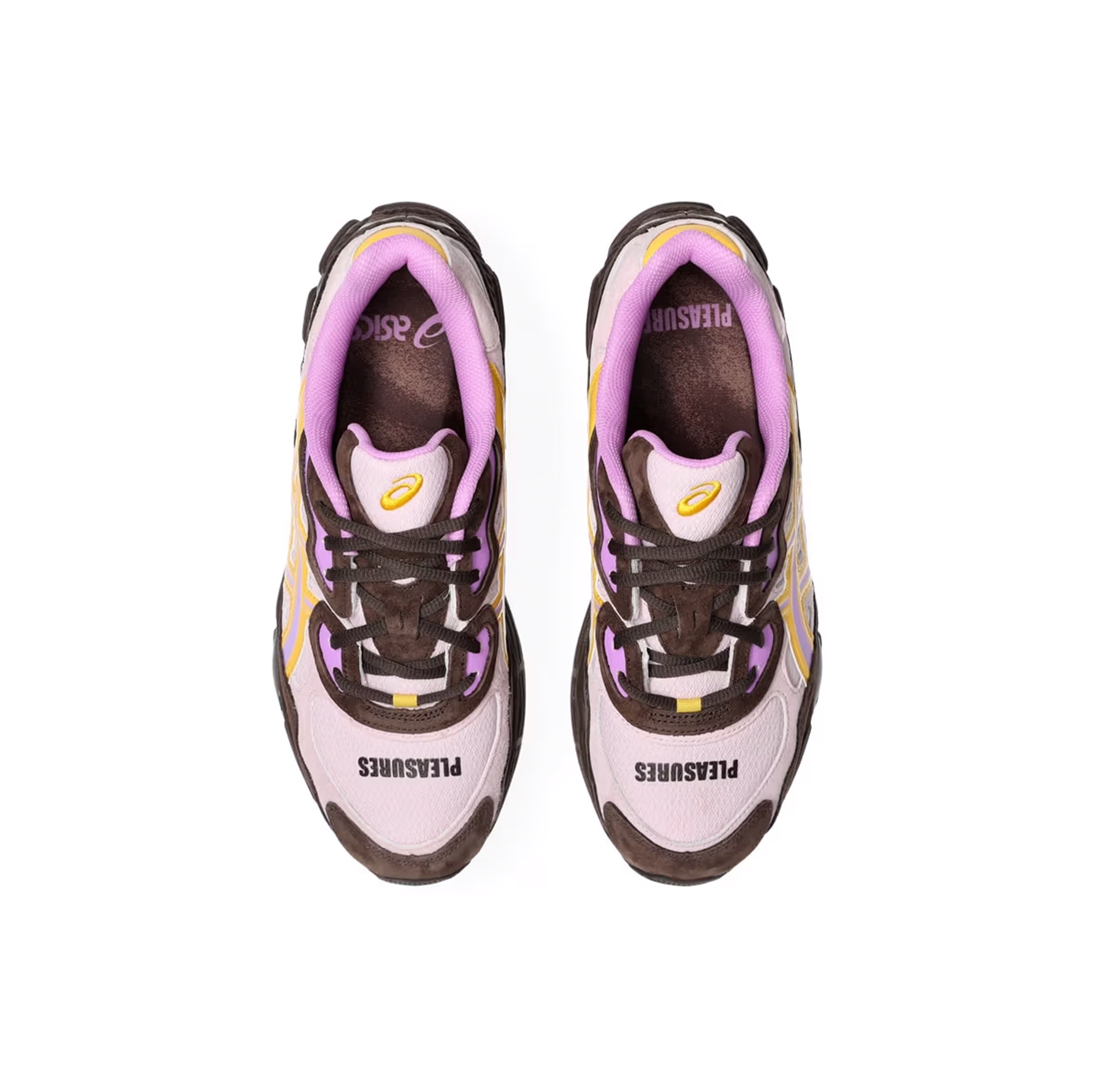 Asics x Pleasures Gel-NYC Barely Rose Lavender Glow 착용 스타일 - 3