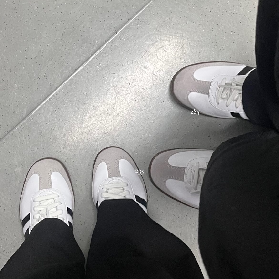 Adidas Samba OG Cloud White 착용 스타일