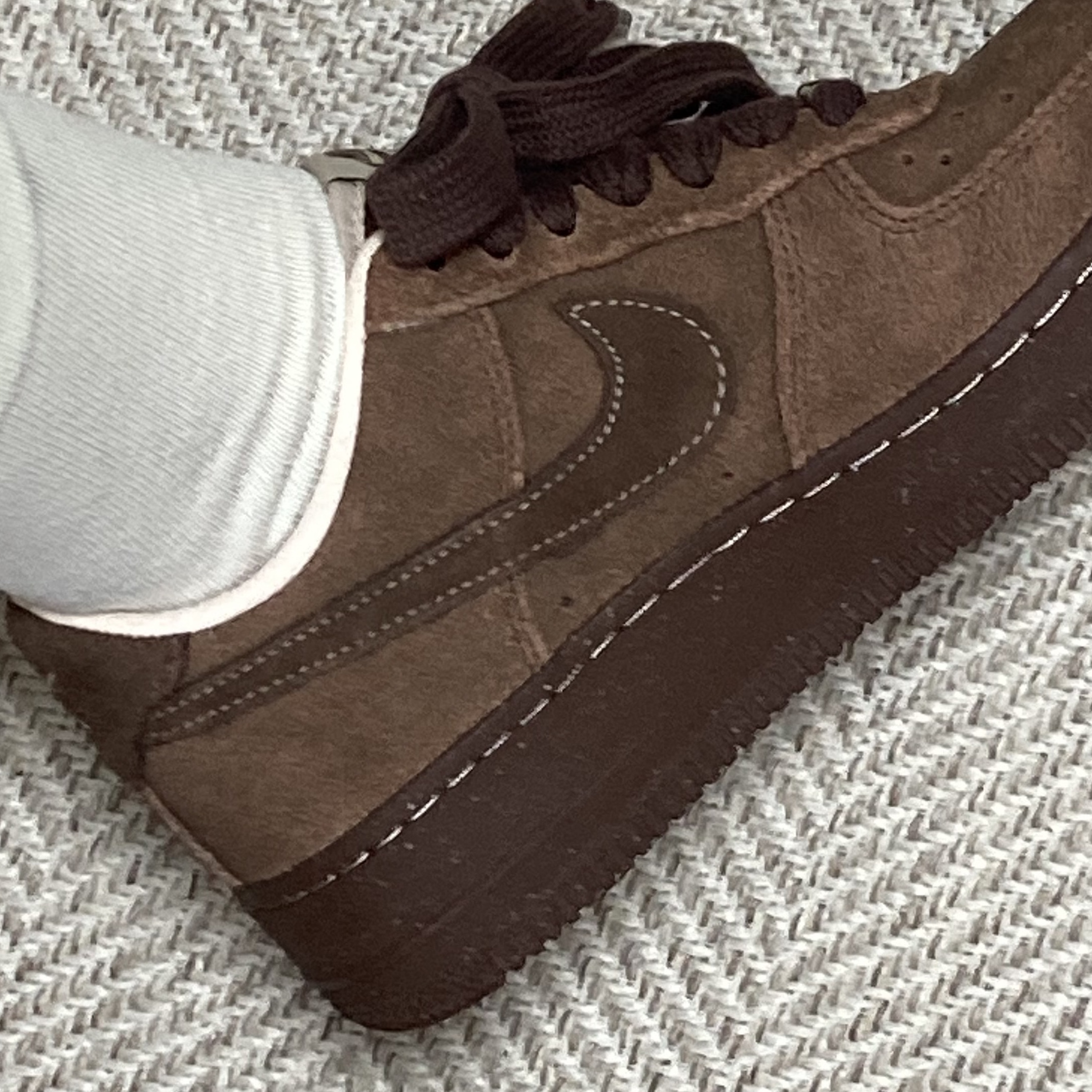 (W) Nike Air Force 1 '07 Cacao Wow 착용 스타일 - 2
